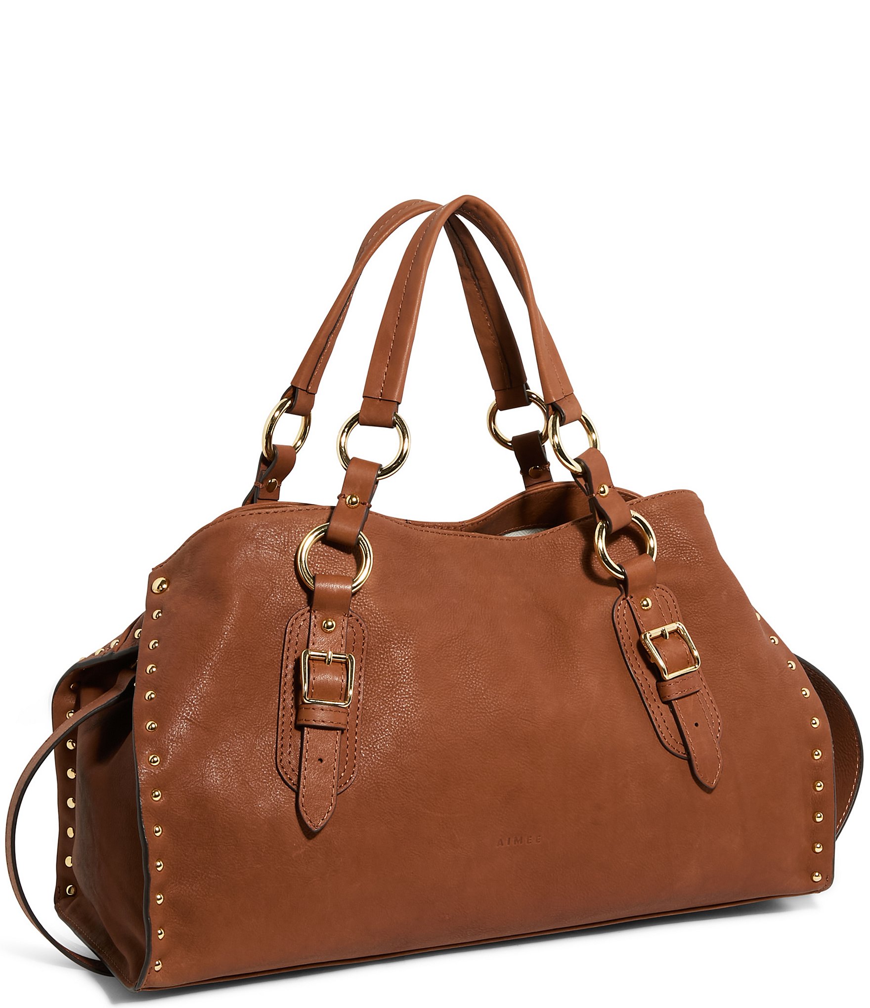 AIMEE Rodeo Large Leather Satchel Bag