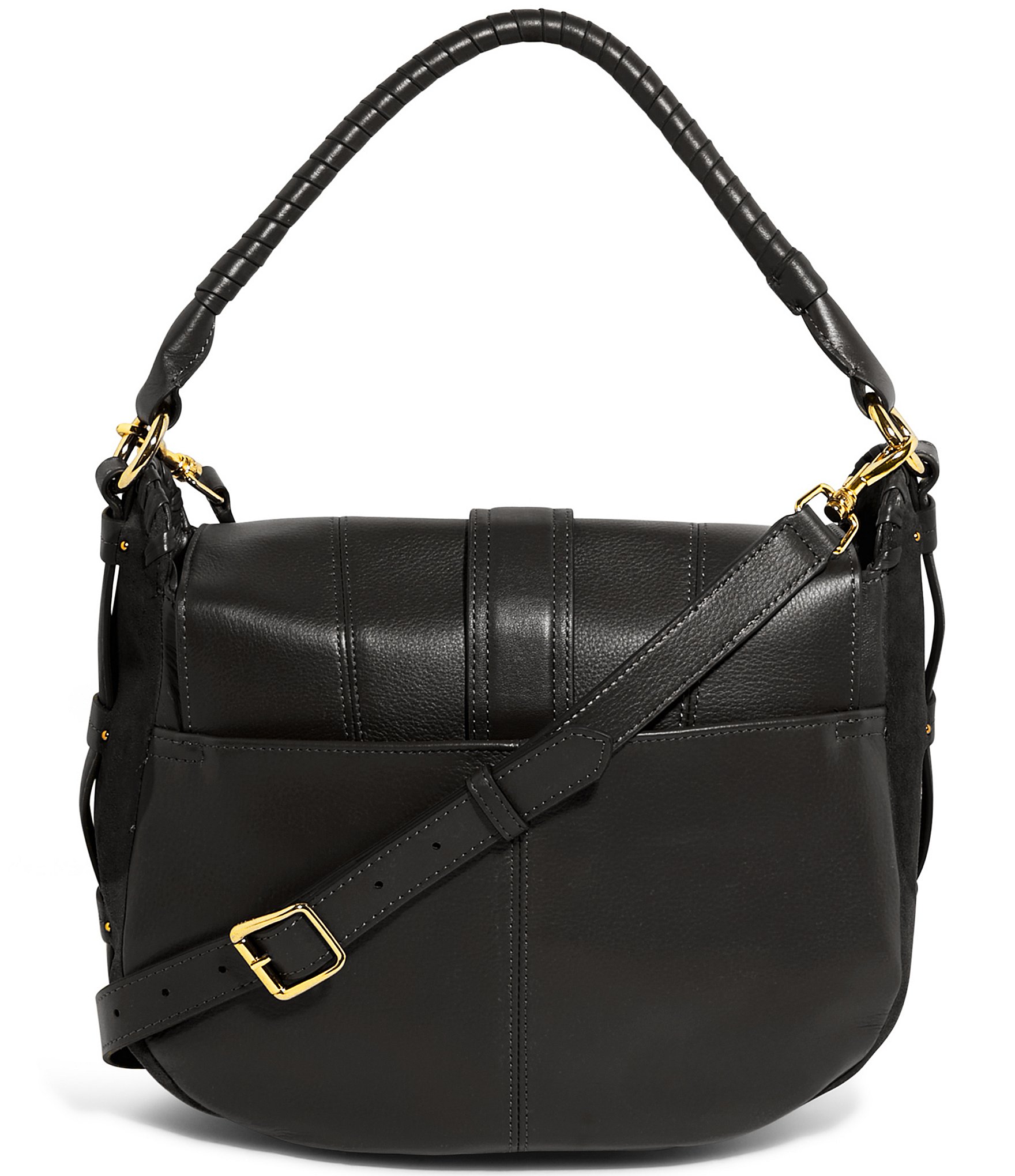 AIMEE Willow Western Suede Convertible Shoulder Bag