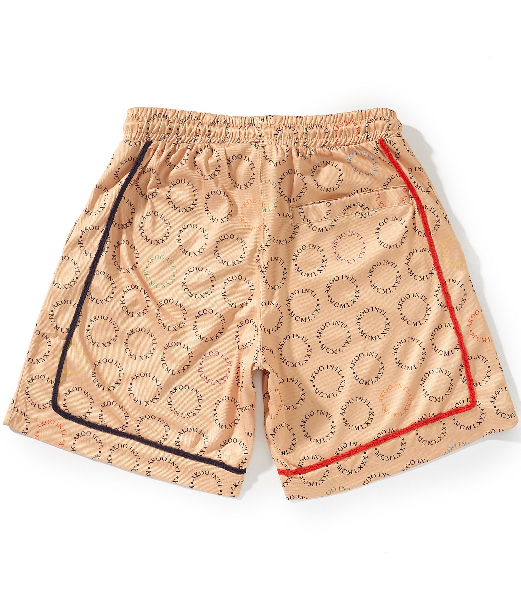 AKOO Clear Port Printed 8#double; Inseam Shorts