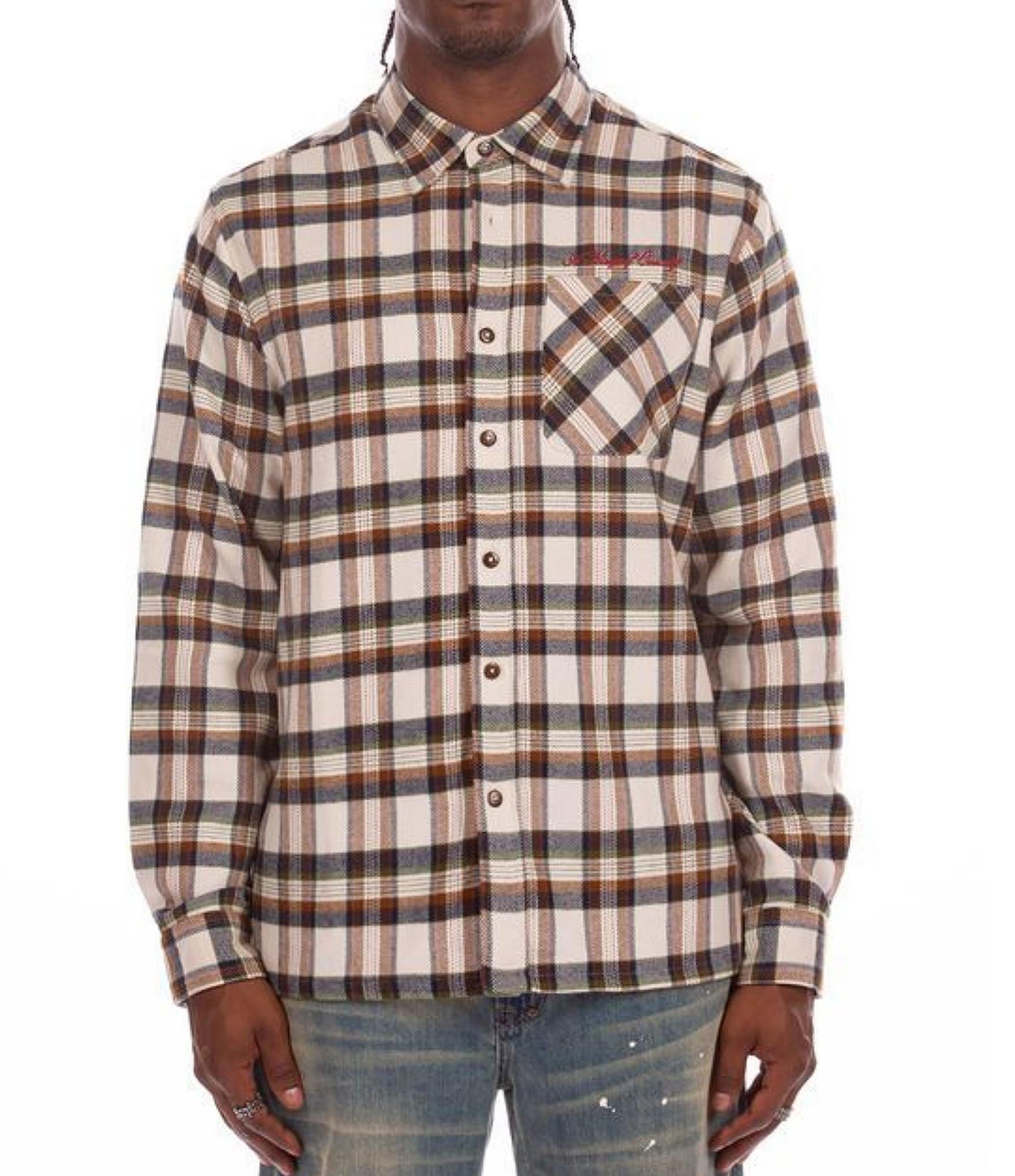 AKOO Logo Plaid Woven Shirt