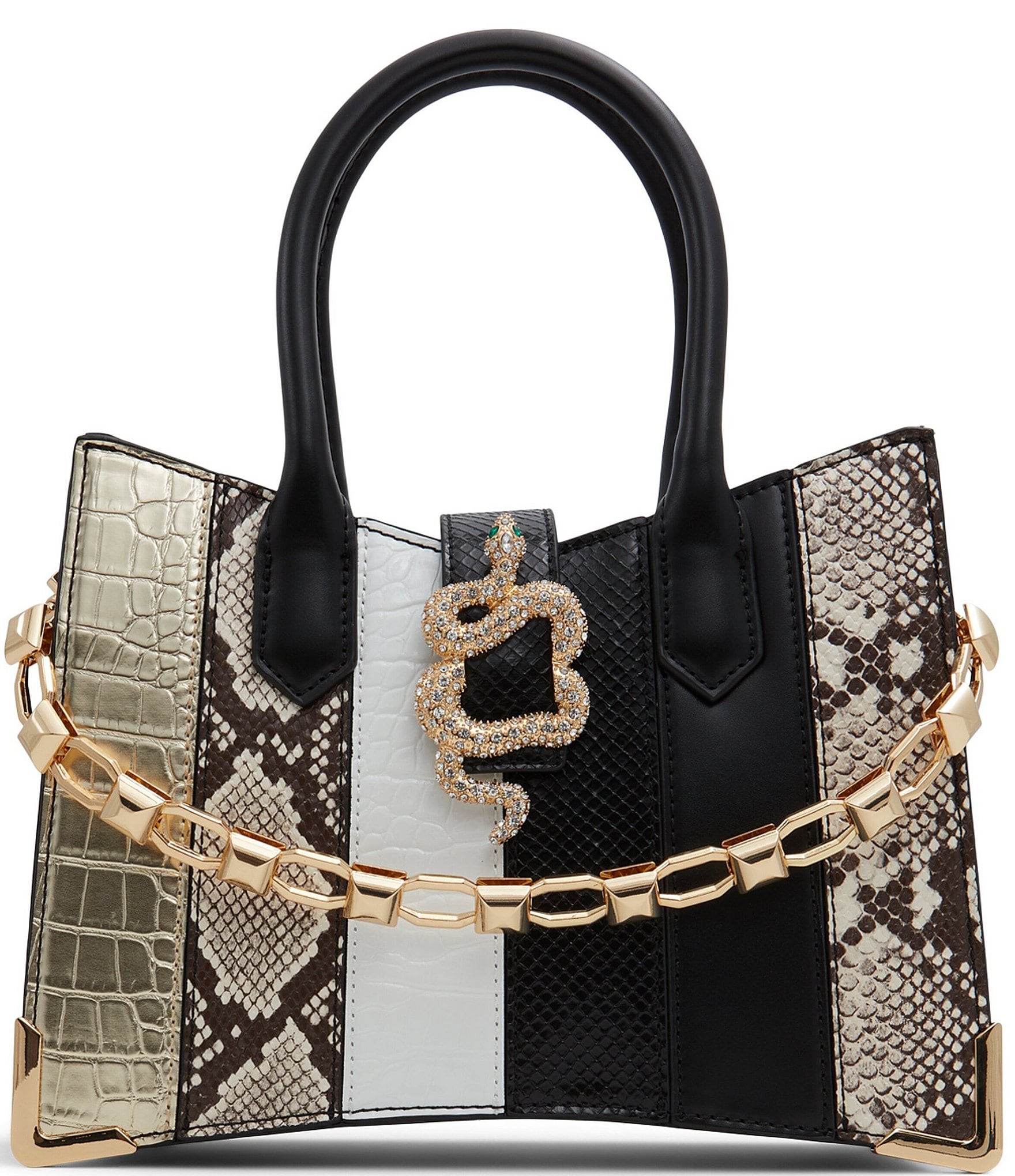 Snakeskin handbag online sale