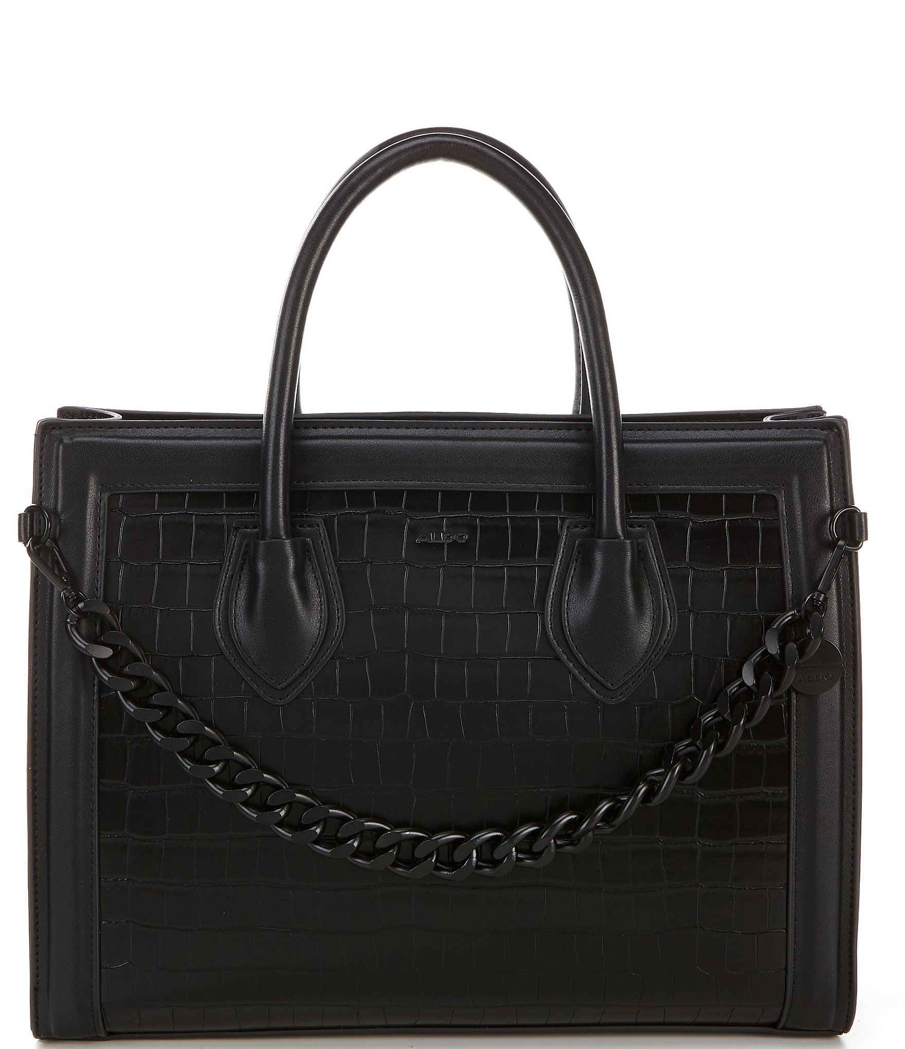 Leather handbag ALDO Black in Leather - 27657960