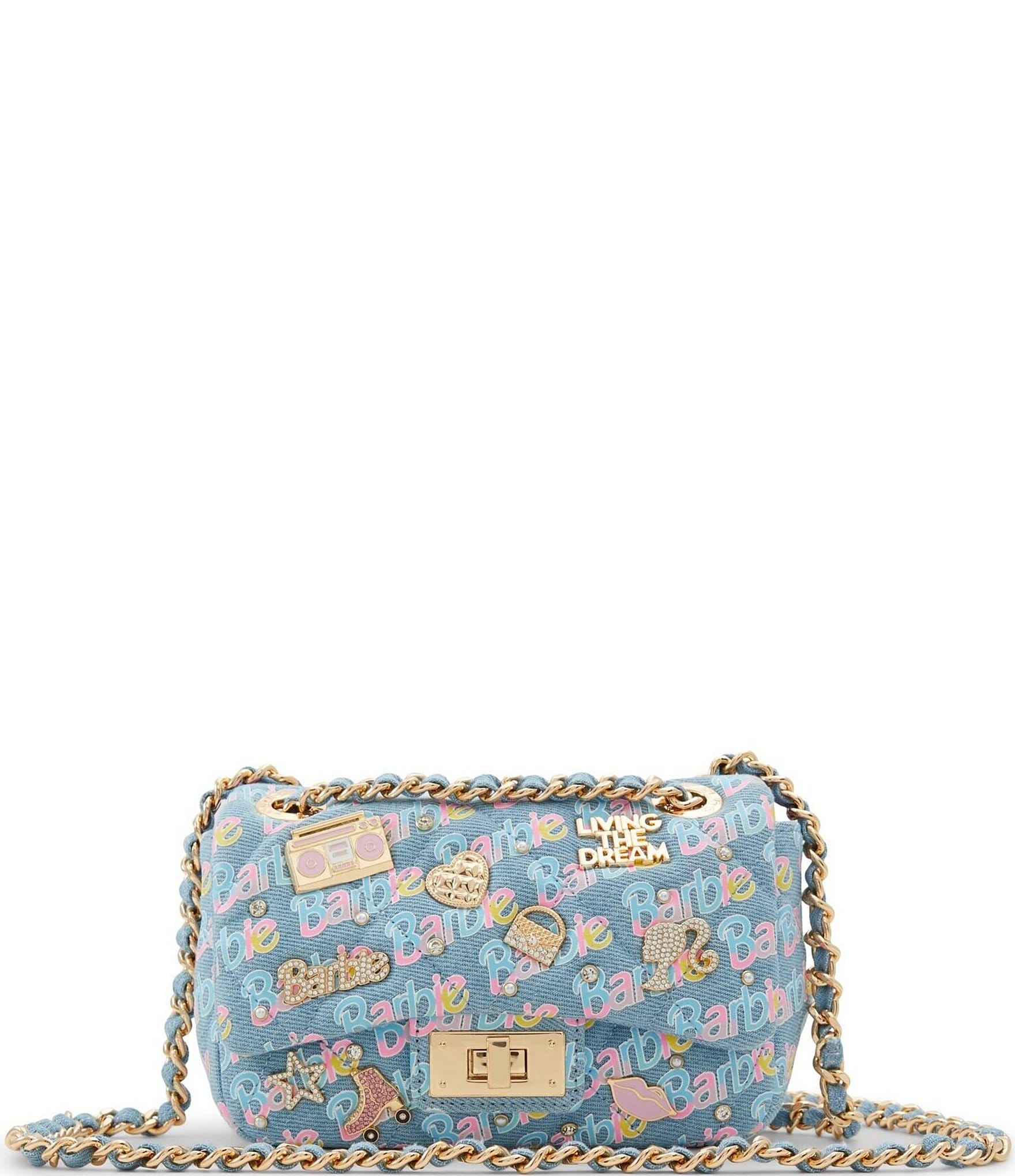 ALDO Barbie Plush Denim Crossbody Bag