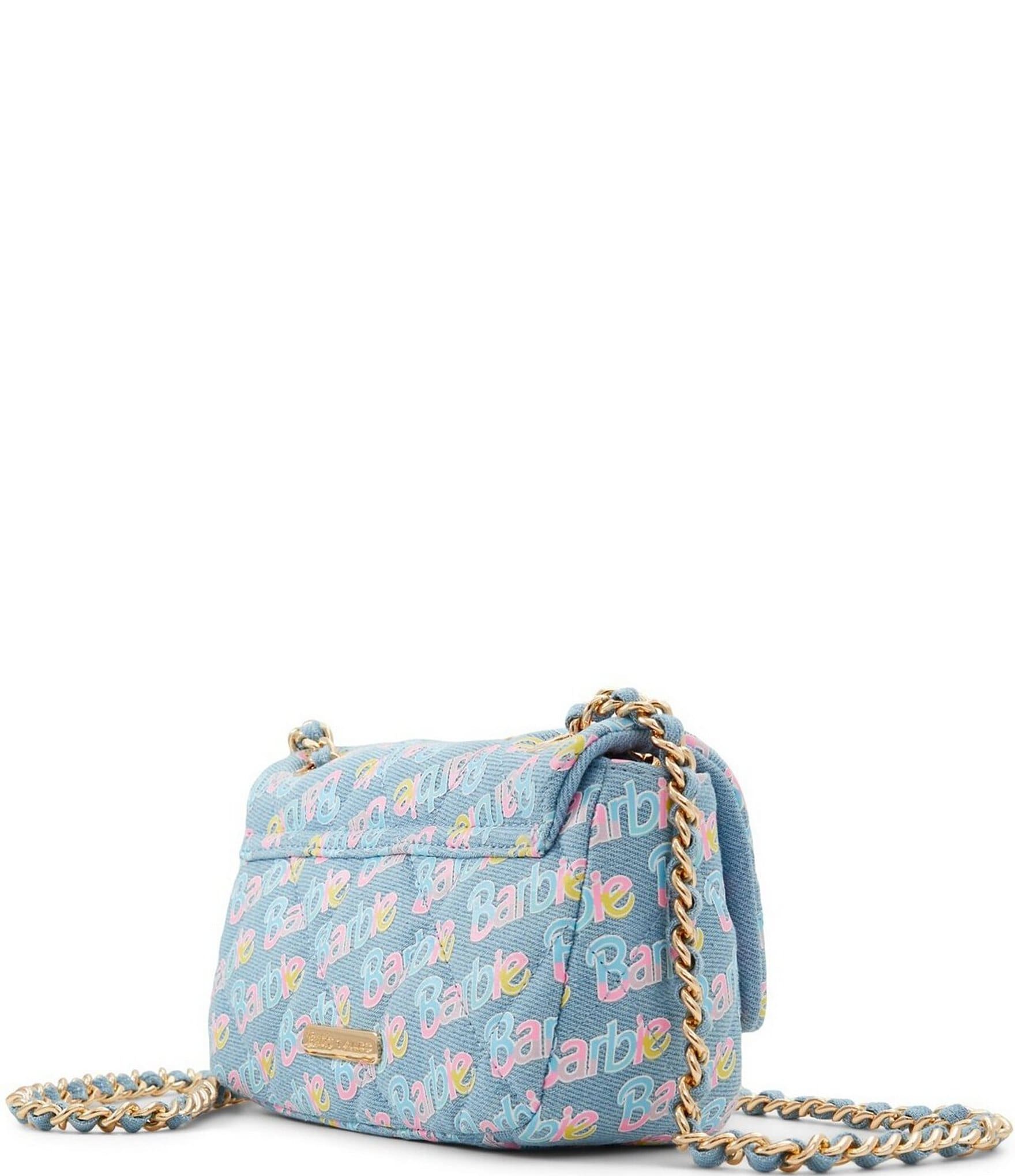 ALDO Barbie Plush Denim Crossbody Bag