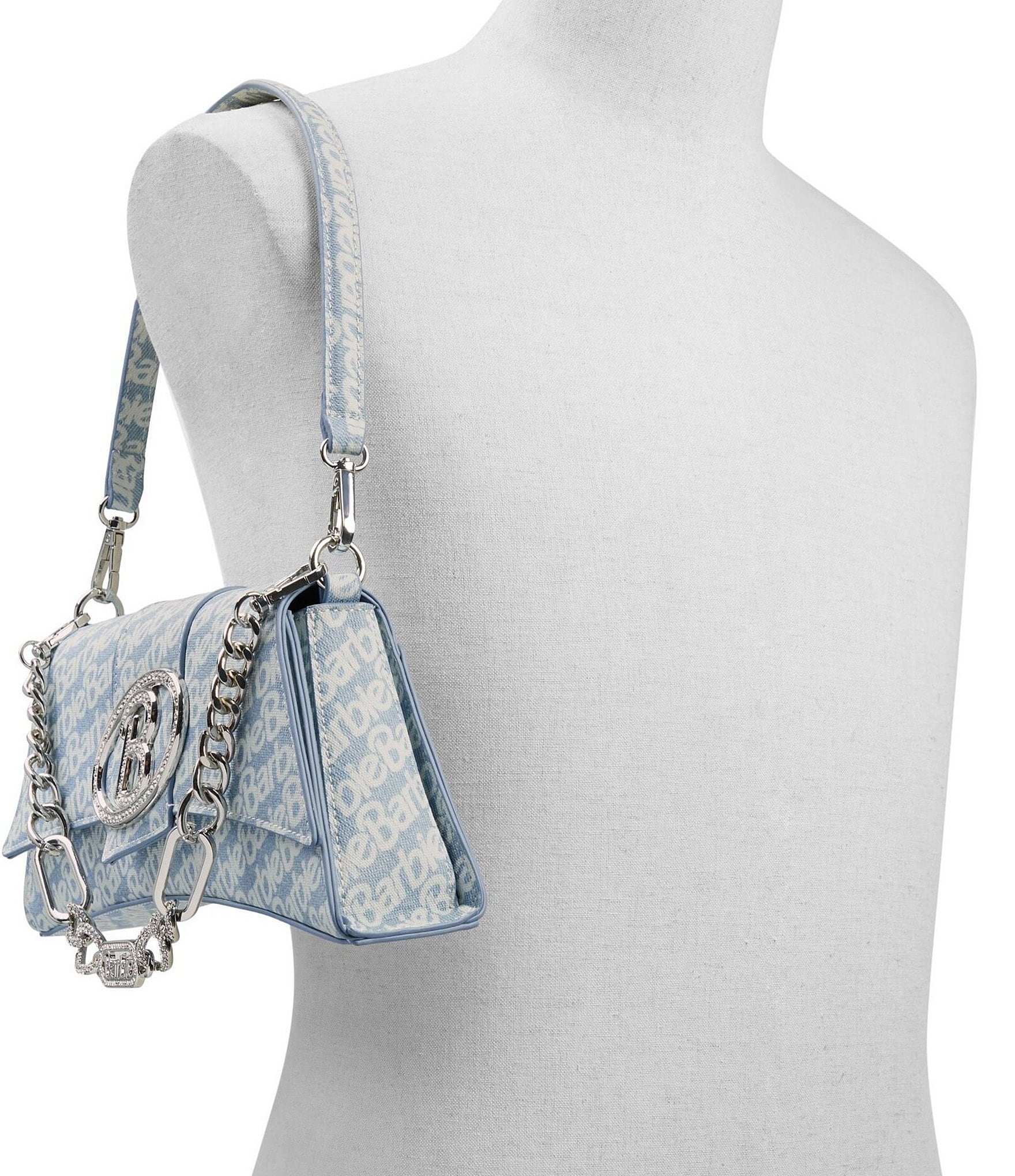 ALDO Barbie Vogue Rhinestone Denim Shoulder Bag