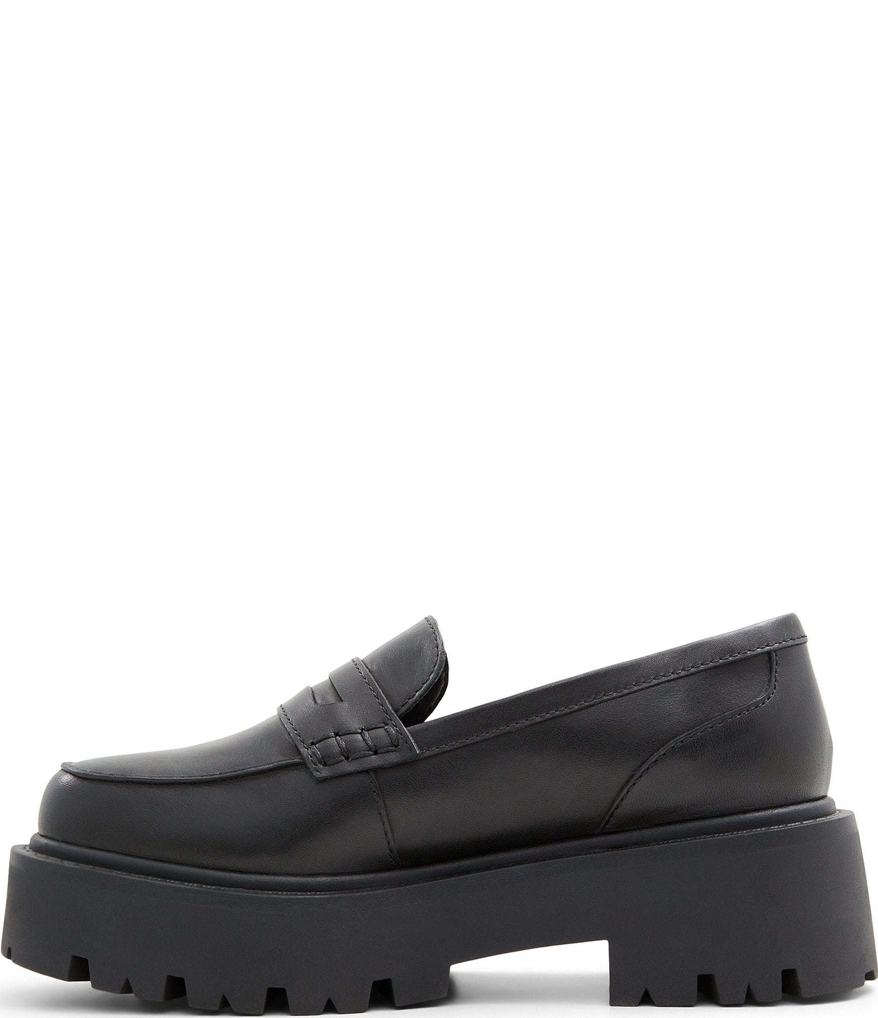 ALDO Cadaycia Leather Platform Penny Loafers