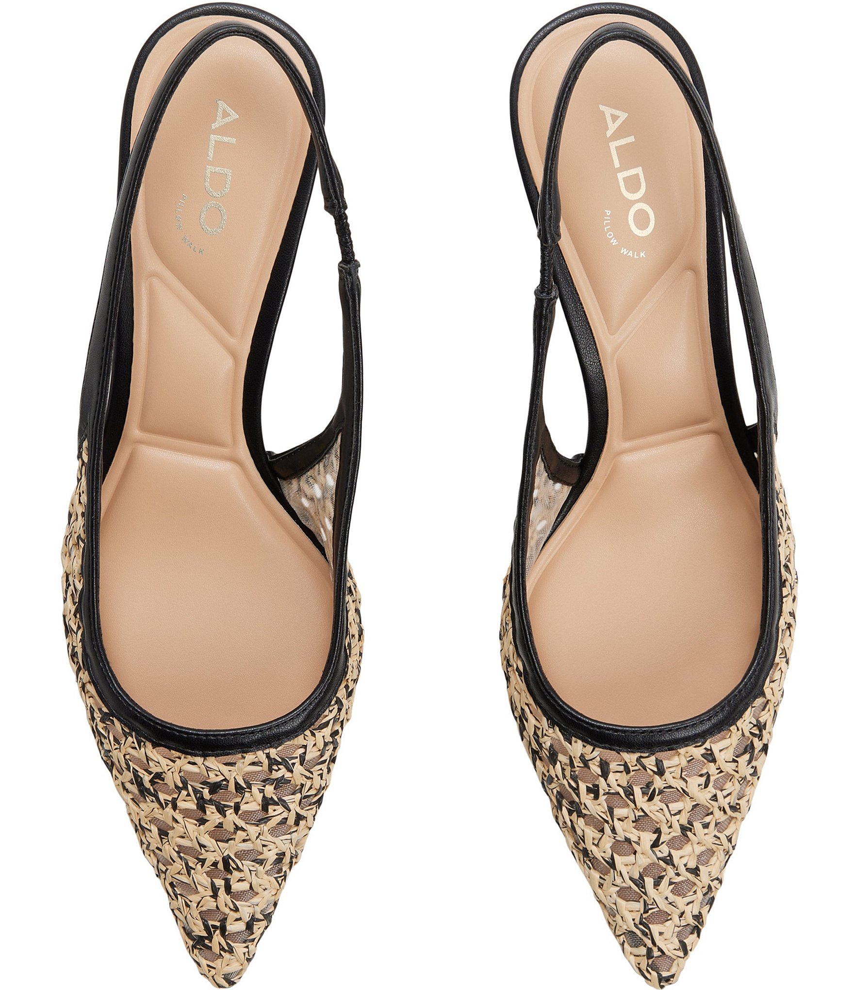 ALDO Calantha Raffia Slingback Pumps