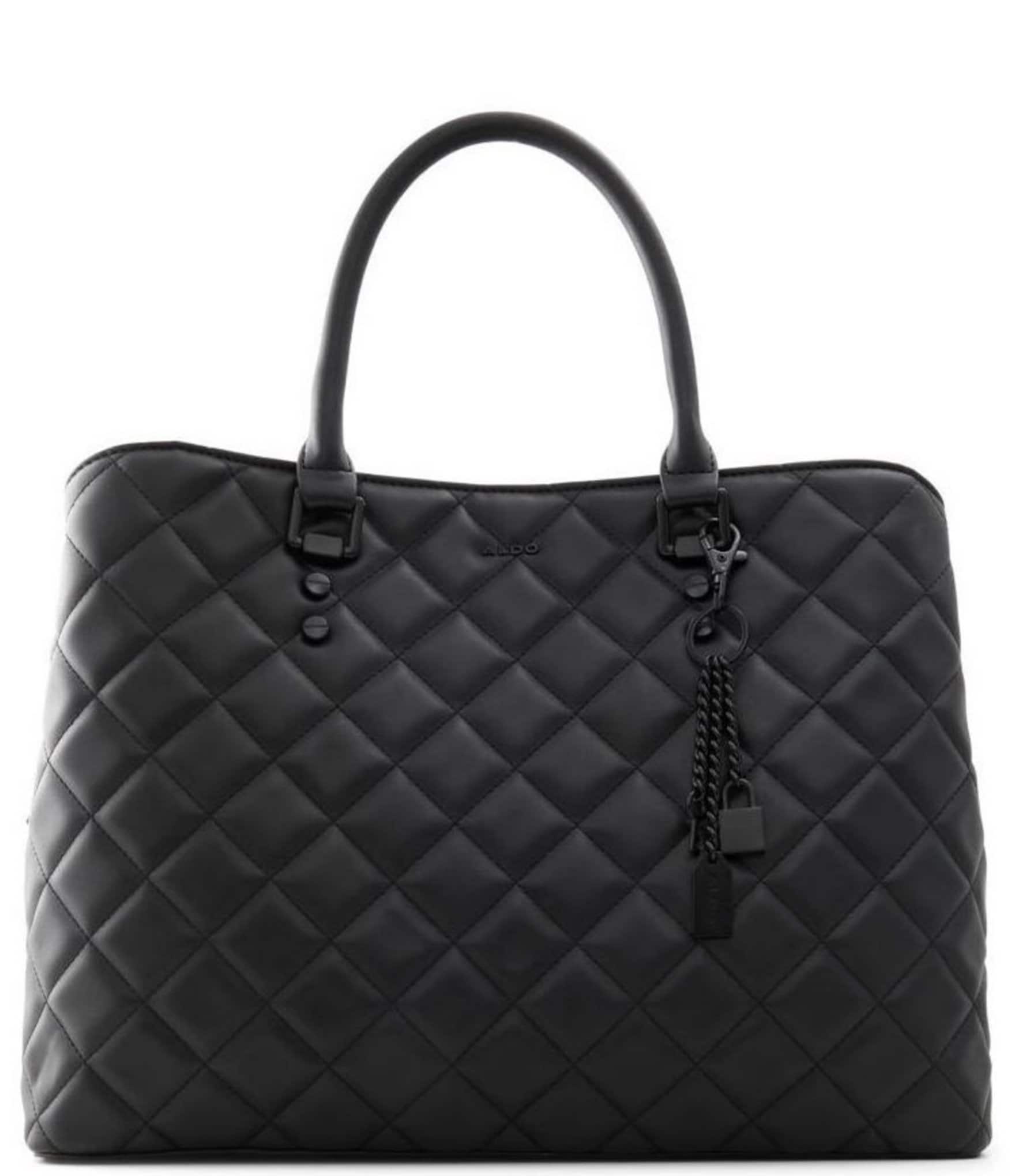 ALDO Women's Quilted Cross Body Bag, Other Black: Handbags