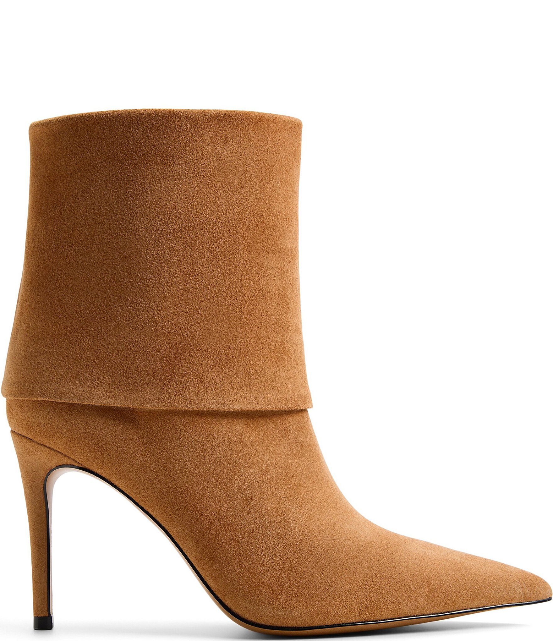 ALDO Esmee Suede Fold Over Pointed Toe Booties