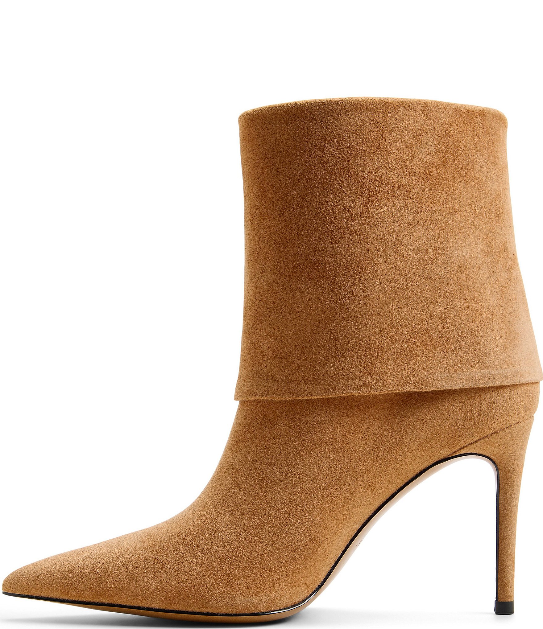 ALDO Esmee Suede Fold Over Pointed Toe Booties