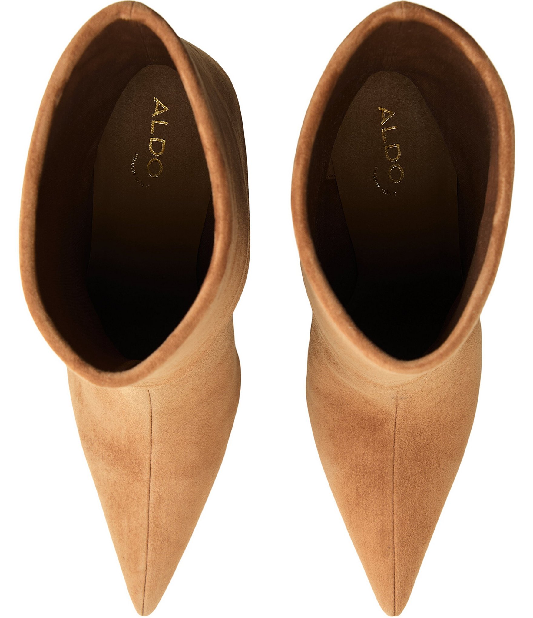 ALDO Esmee Suede Fold Over Pointed Toe Booties