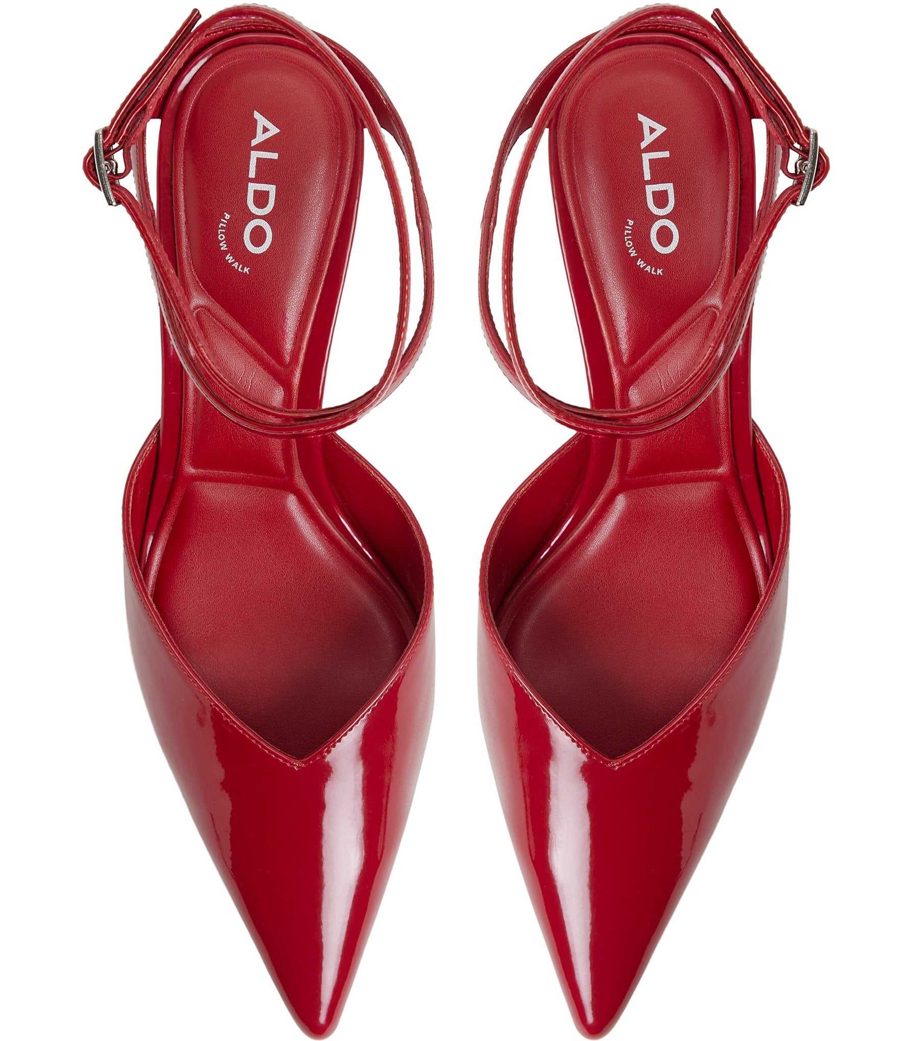 ALDO Feliccia Patent Ankle Strap Pumps