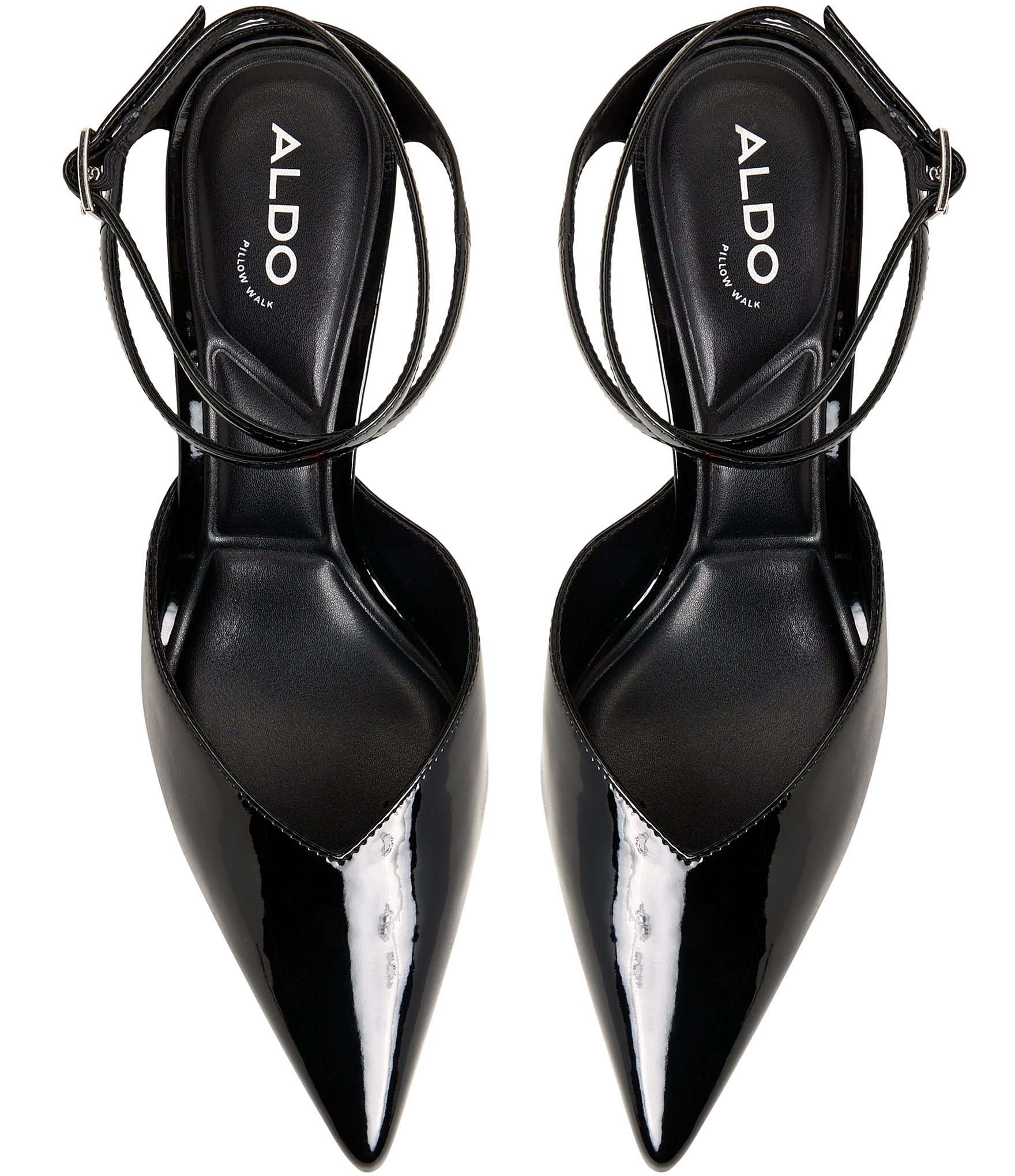 ALDO Feliccia Patent Ankle Strap Pumps