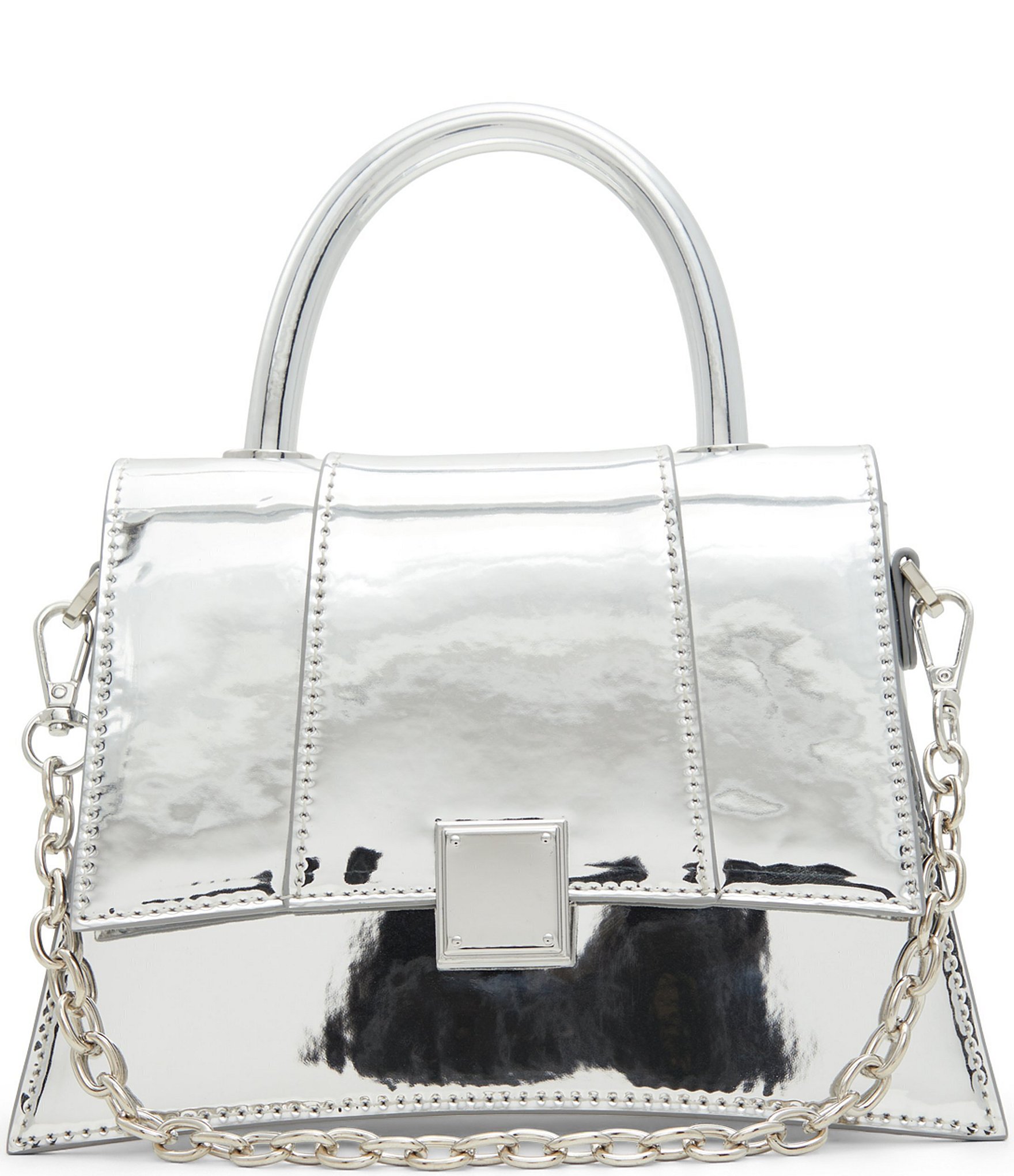 ALDO Kindraax Top Handle Metallic Satchel Bag | Dillard's