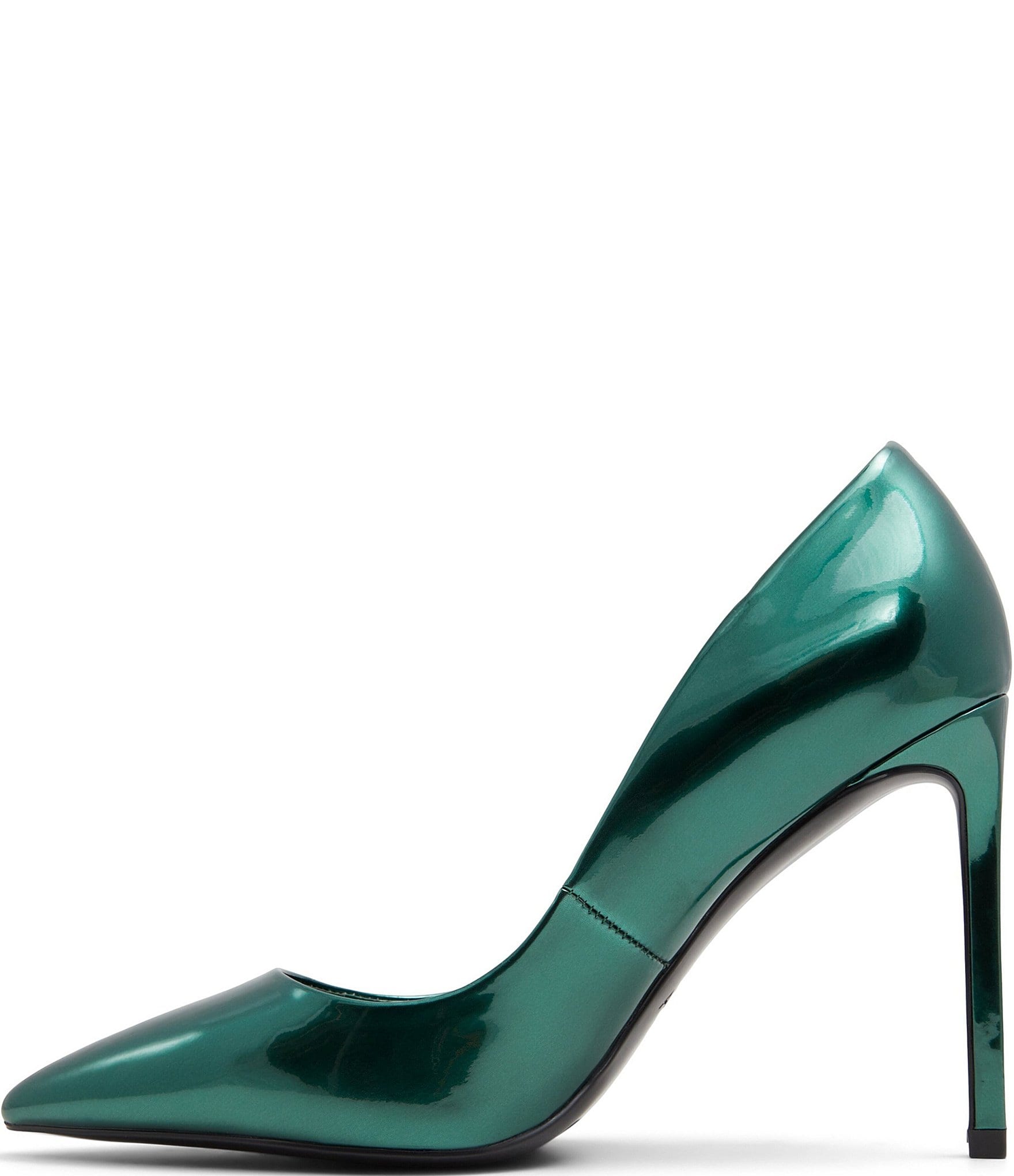 ALDO Lala Patent Mirror Metallic Pumps