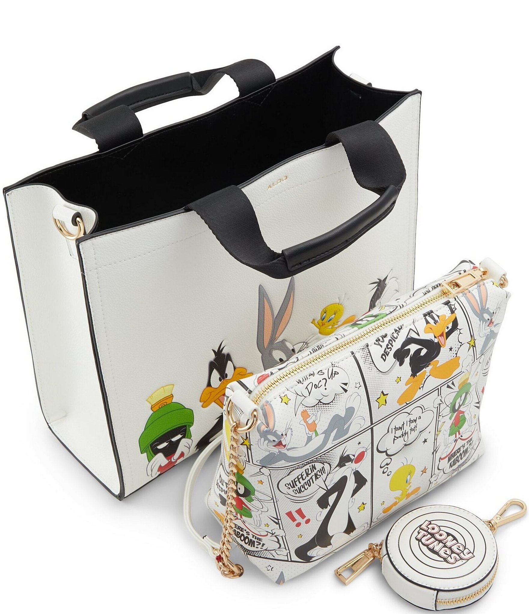 ALDO Looney Tunes x ALDO 2 in 1 Tote Crossbody Bag