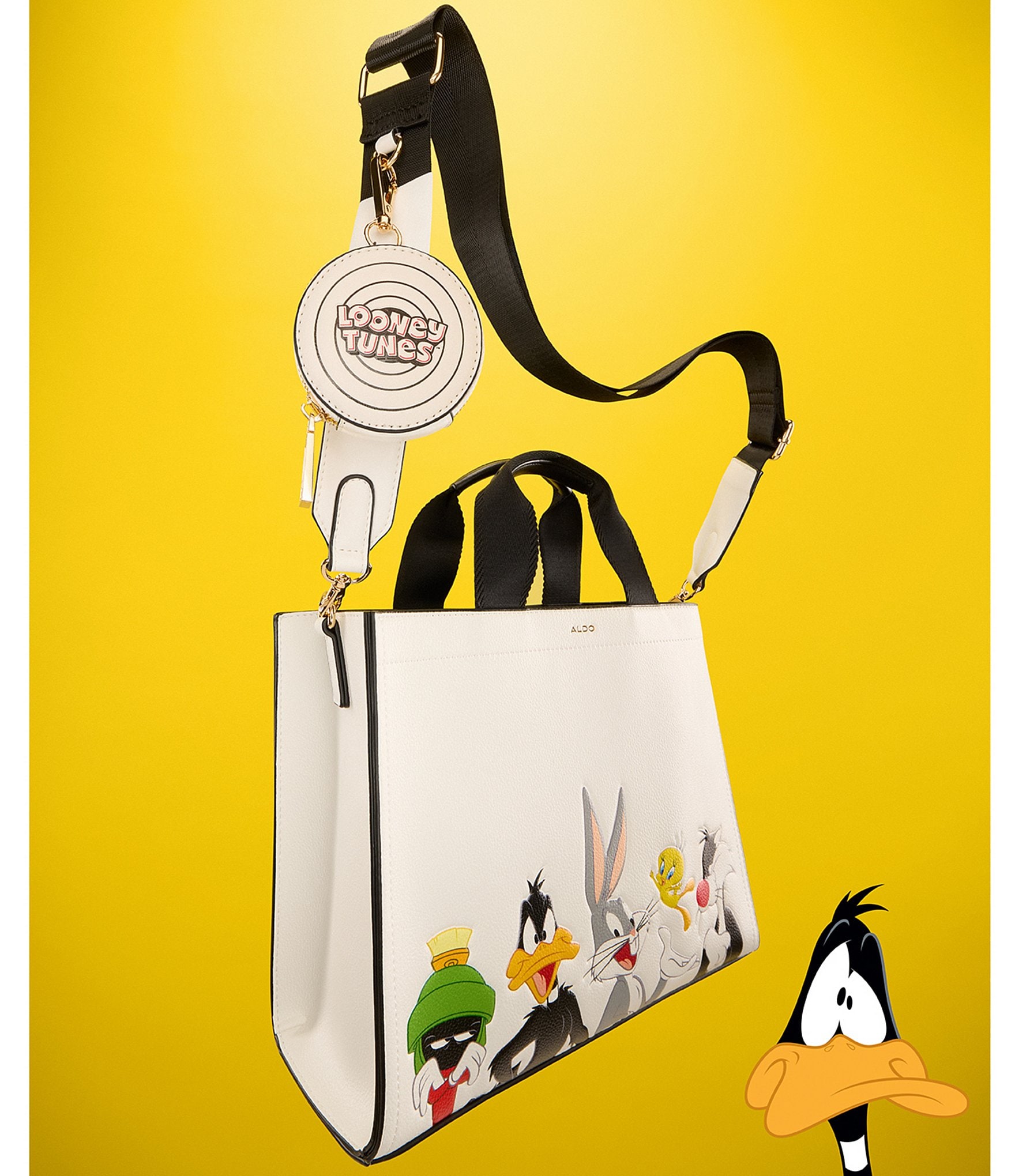 ALDO Looney Tunes x ALDO 2 in 1 Tote Crossbody Bag