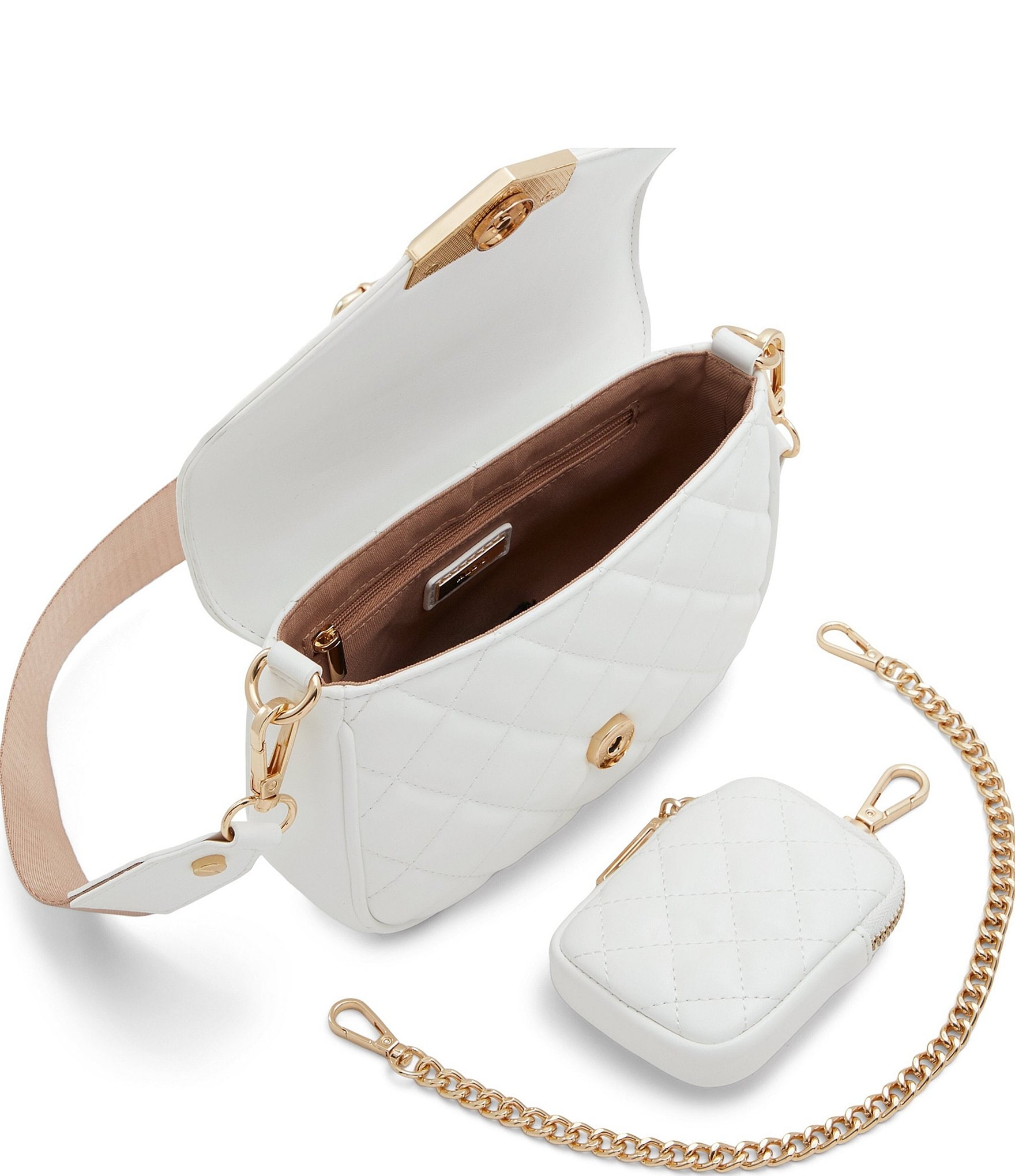 ALDO Miraewinx Gold Hardware Crossbody Bag