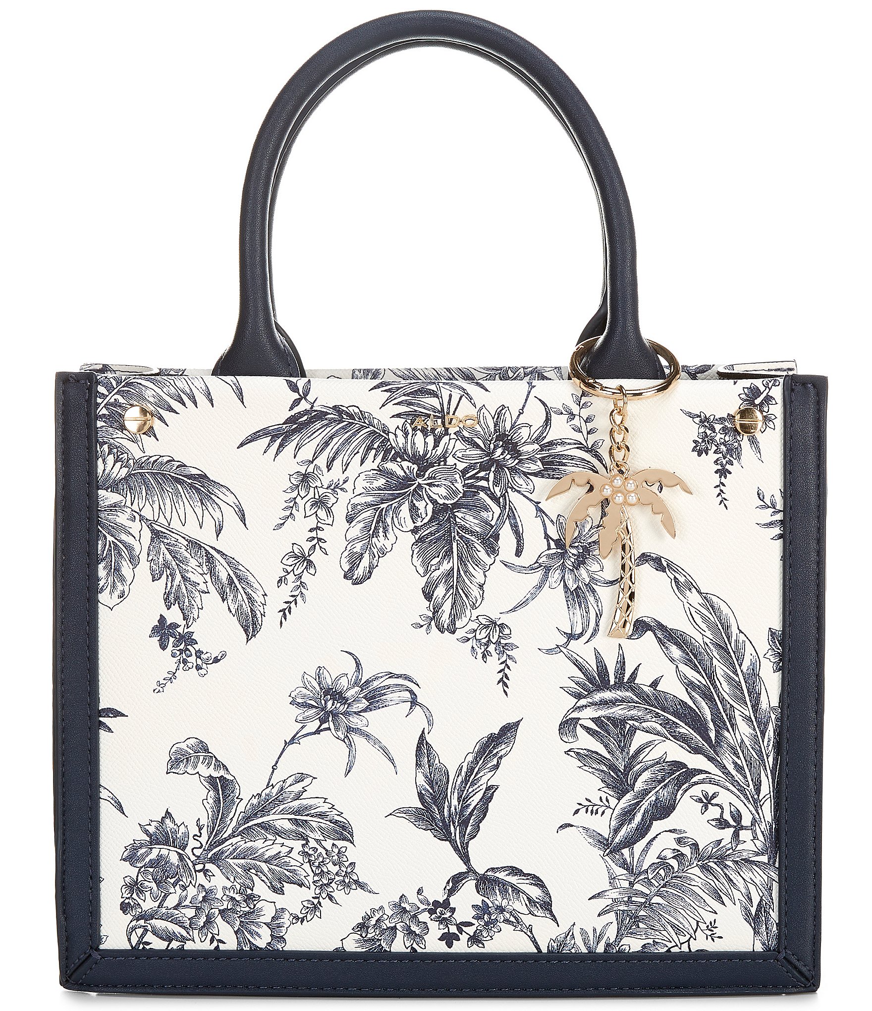 ALDO Palmeraa Floral Handle Satchel Bag
