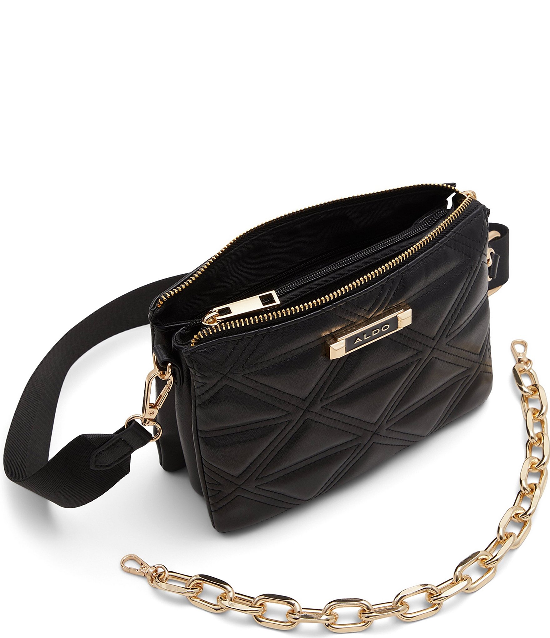 ALDO Rhilikinn Quilted Geometric Crossbody Bag