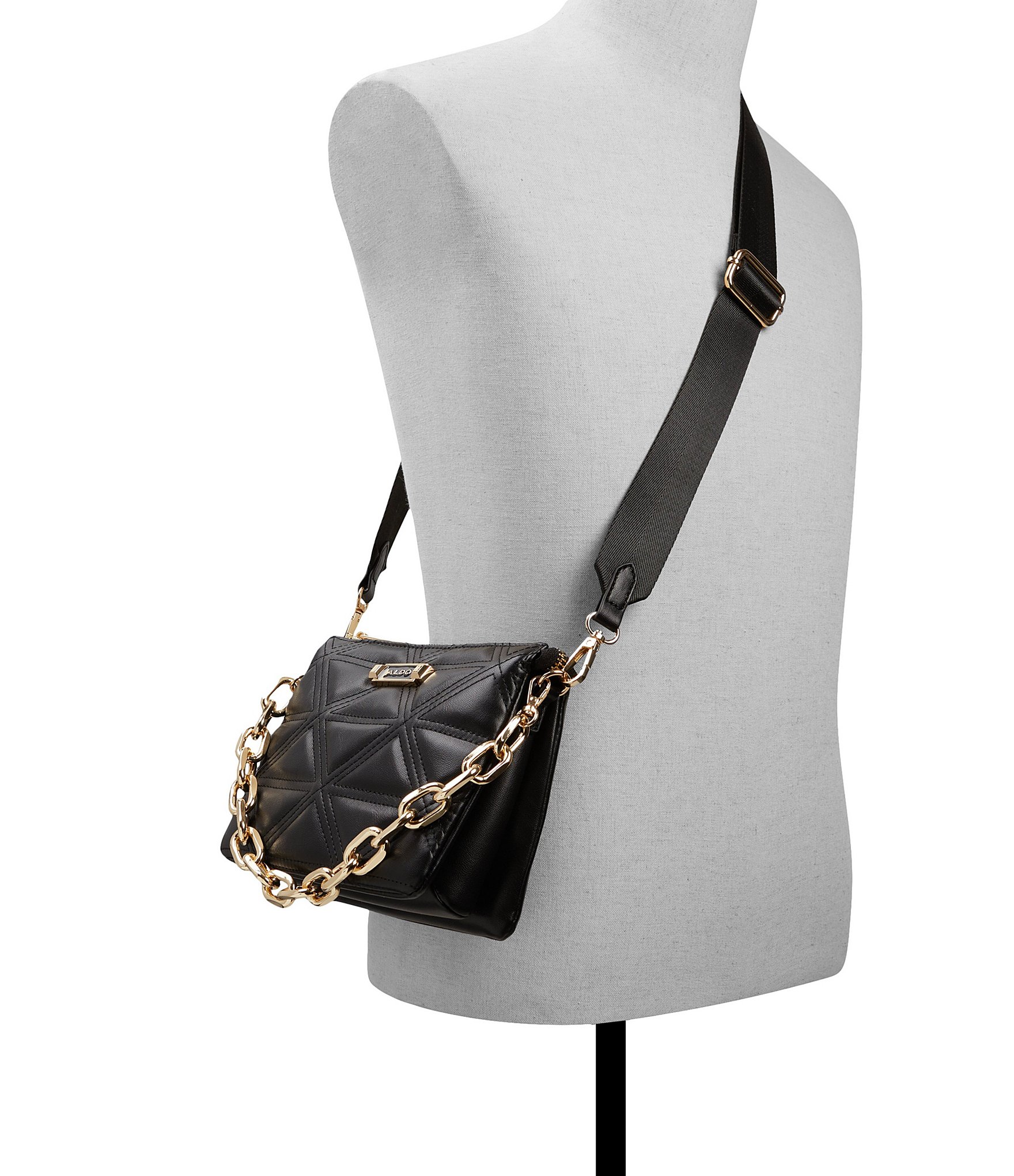 ALDO Rhilikinn Quilted Geometric Crossbody Bag