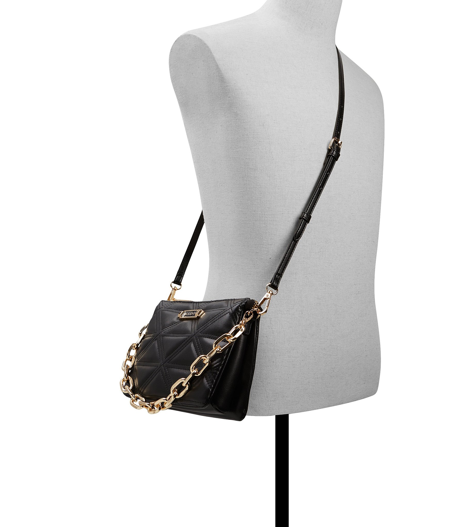 ALDO Rhilikinn Quilted Geometric Crossbody Bag