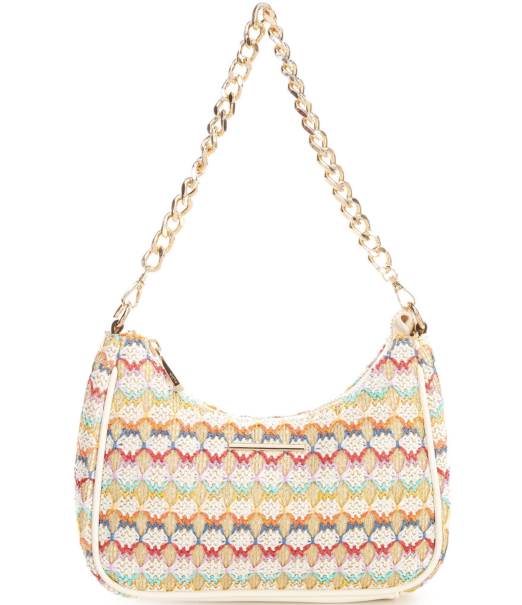 ALDO Santanaax Bright Straw Crossbody Bag