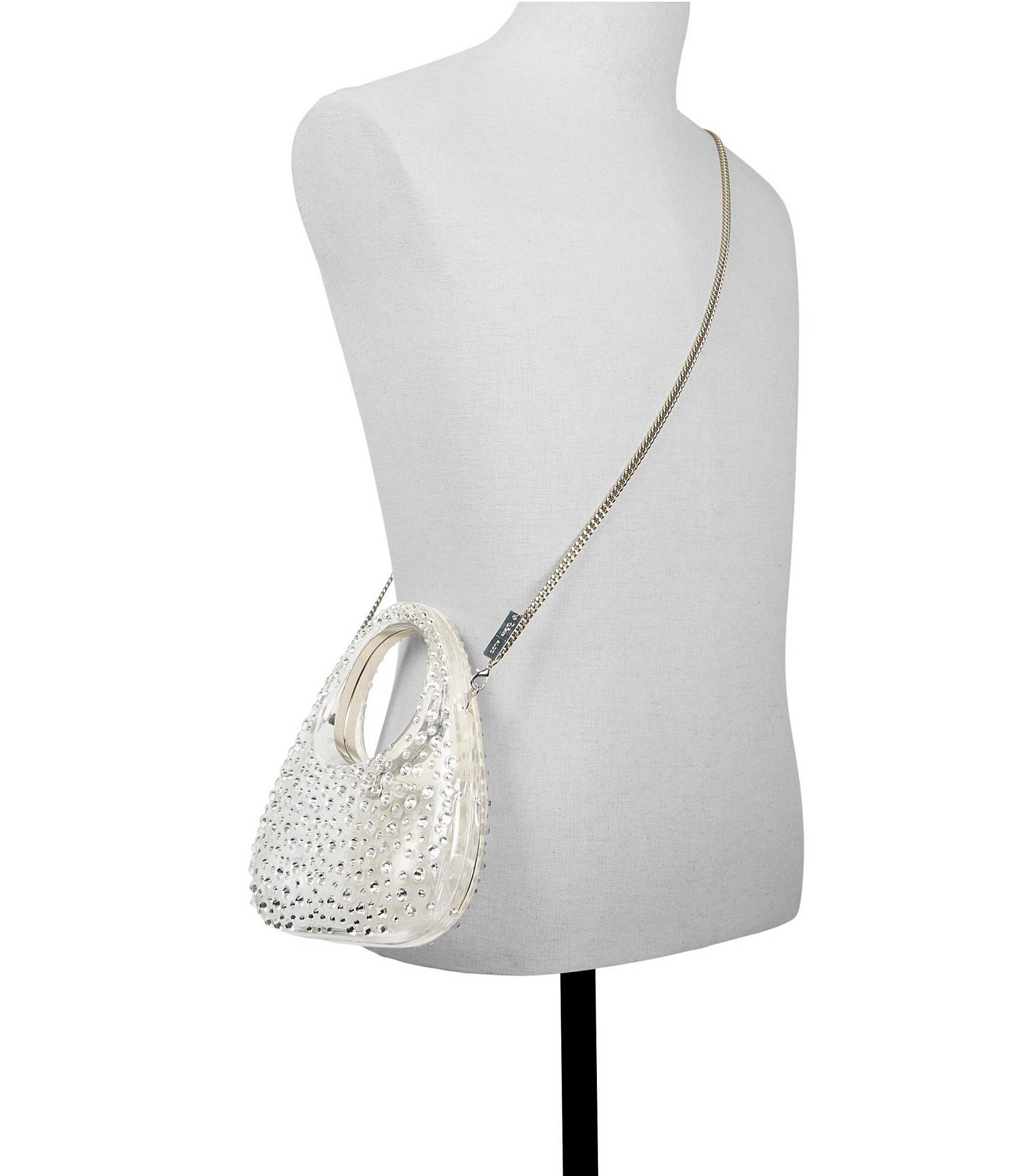 ALDO x Disney Princess Cinderella Translucent Rhinestone Top Handle Bag