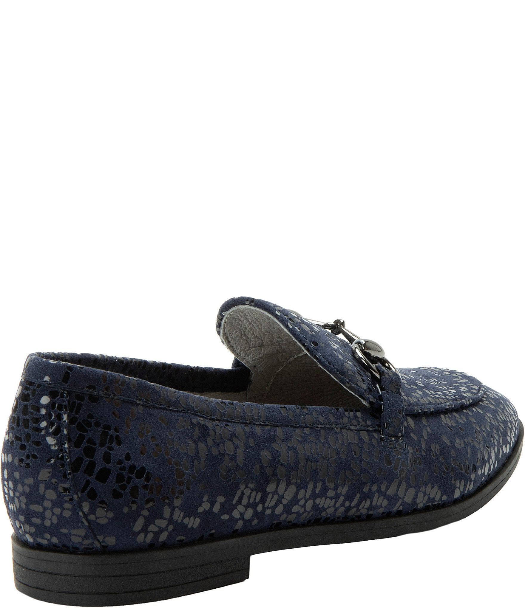 Alegria Aliya Printed Leather Bit Buckle Loafers