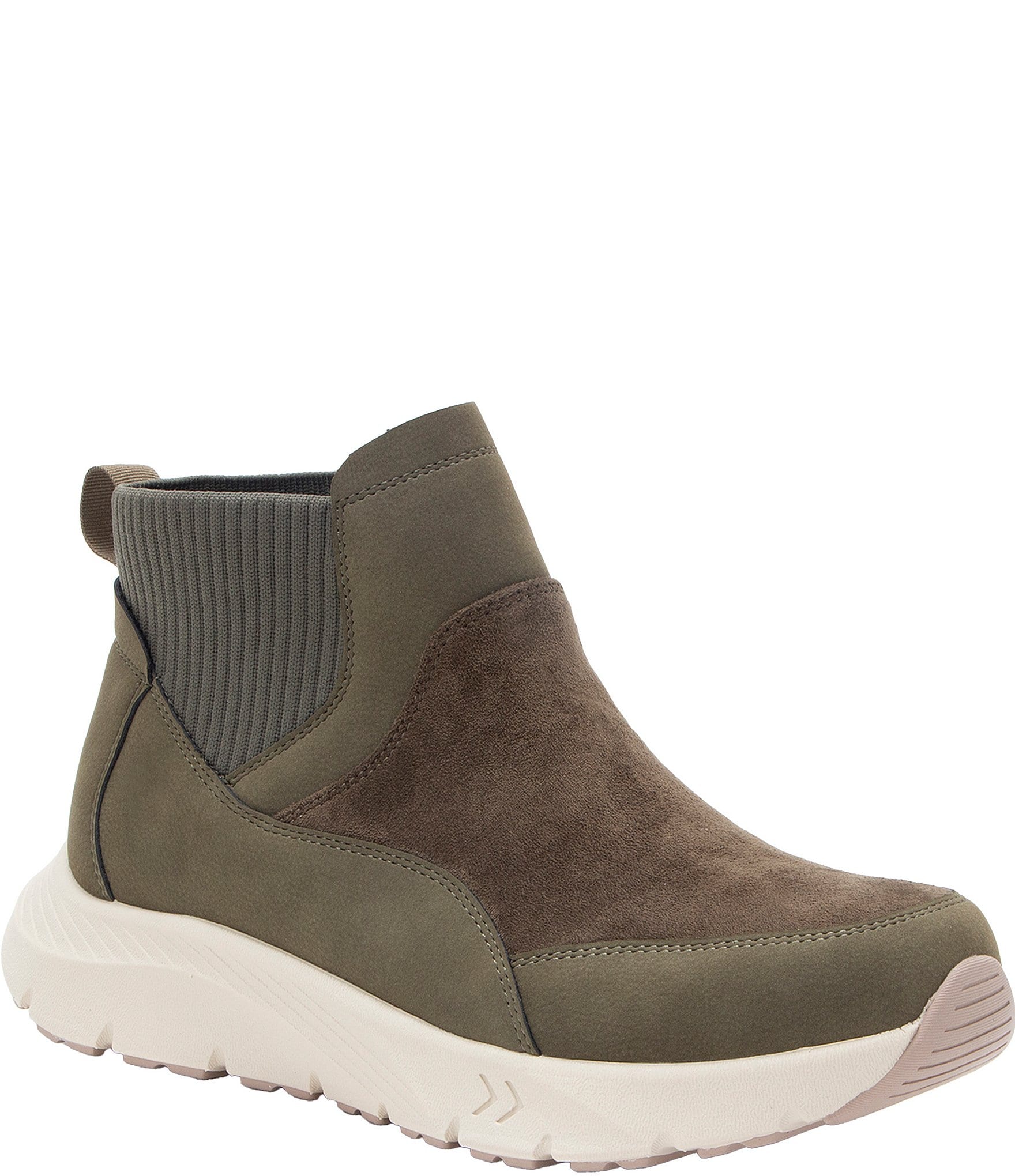 Alegria Rynae Stretch Shaft Platform Wedge Booties