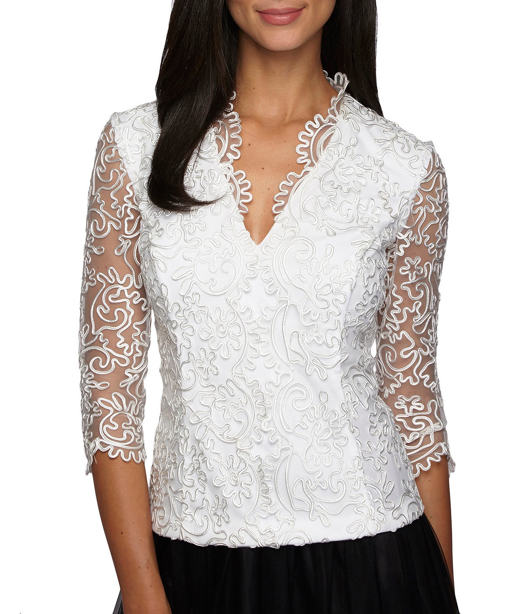 elegant blouses for evening wear