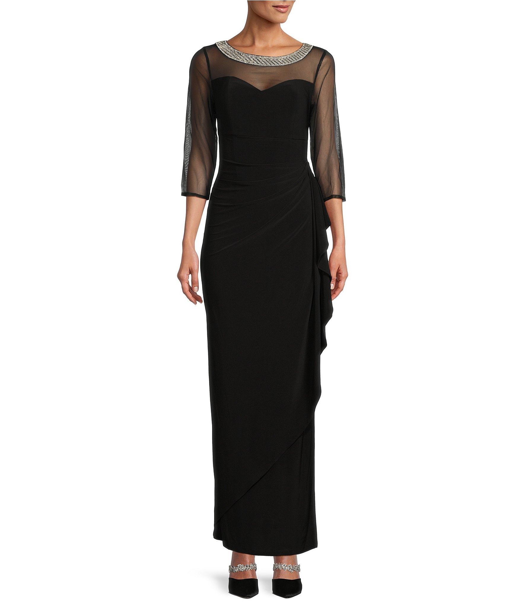 Dillards petite evening dresses best sale