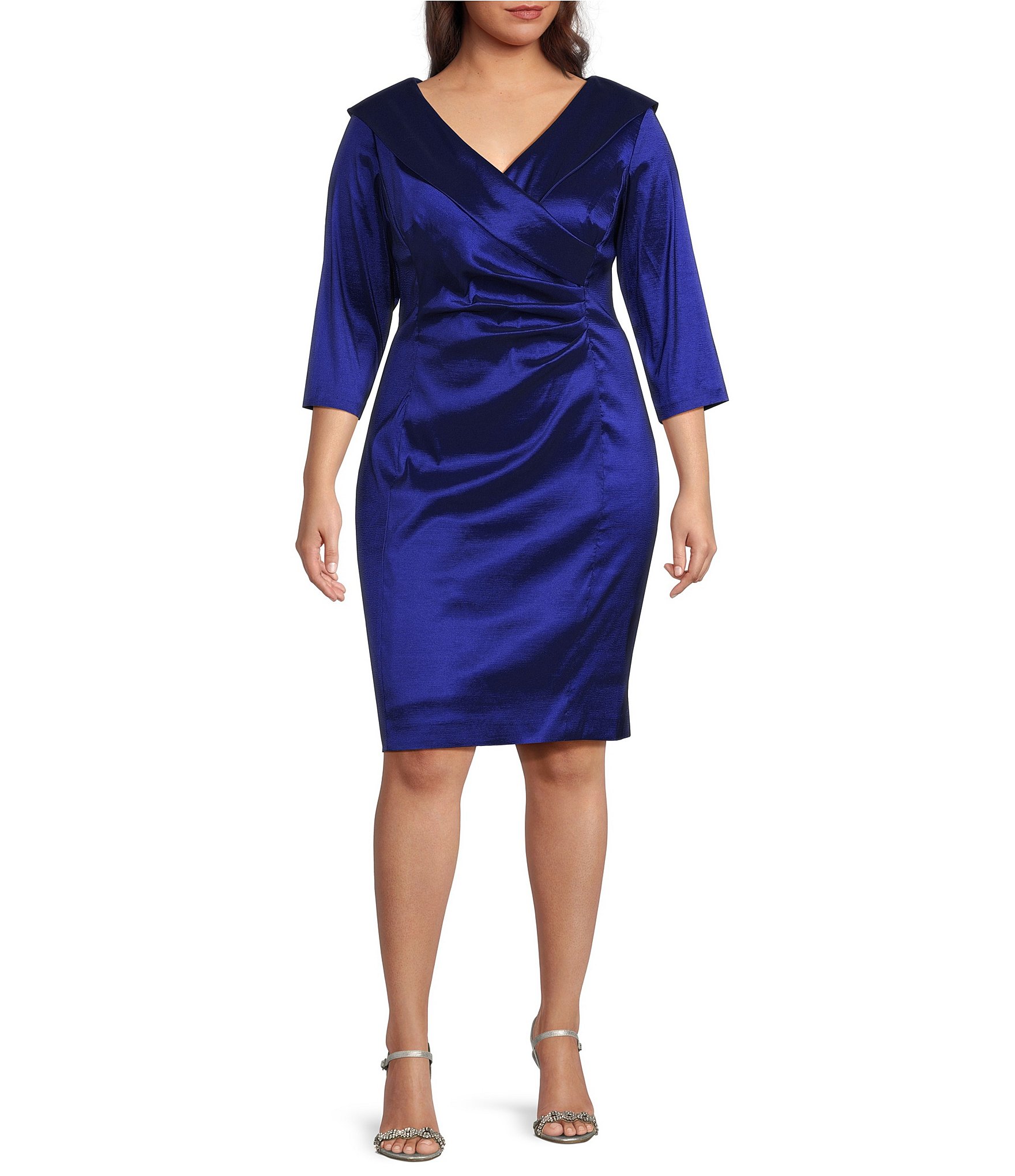 Alex evenings best sale ruched sheath dress