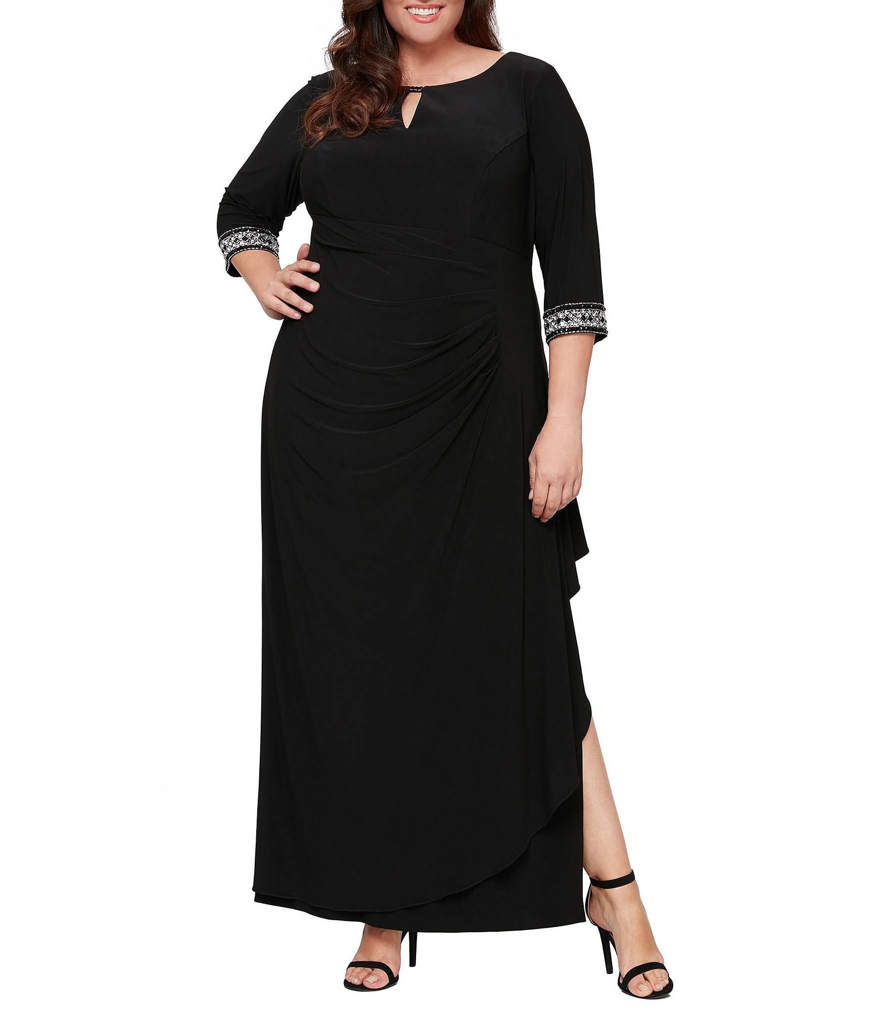 Black Plus-Size Gowns ☀ Formal Dresses ...