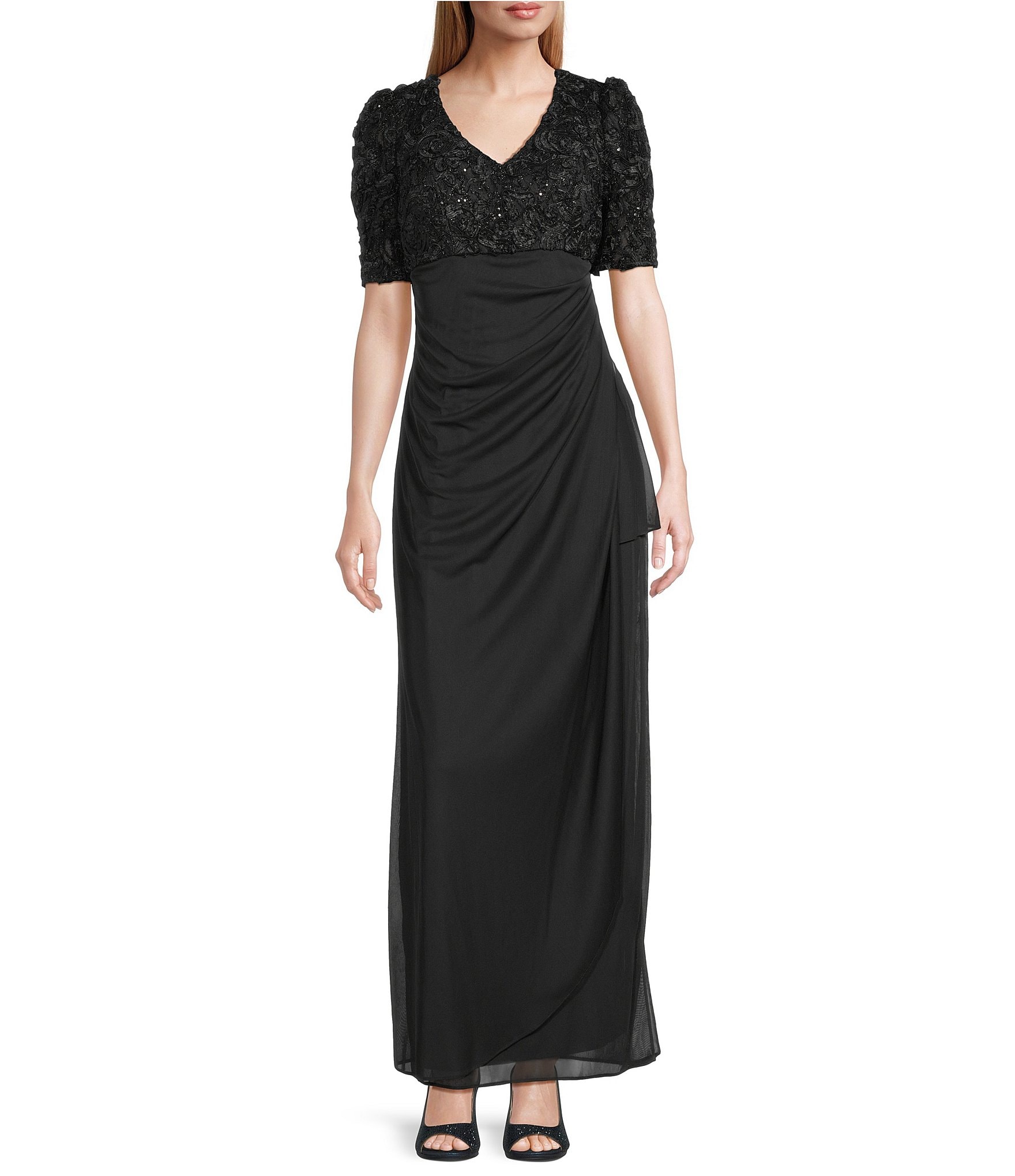 green maxi dress summer Women's Floral Web Collection: Festival Color:cheetah print its sure to flatter Black Lace Dress -