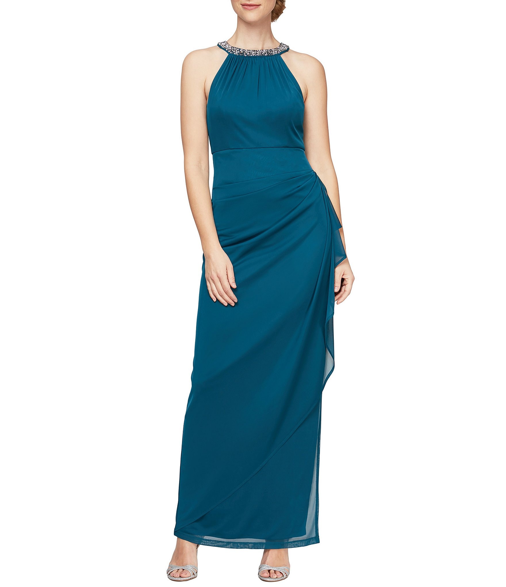 https://dimg.dillards.com/is/image/DillardsZoom/zoom/alex-evenings-sleeveless-beaded-halter-cascade-ruffle-detail-mesh-dress/00000000_zi_93d88f18-f2ad-4c4c-918e-c93579875ffc.jpg