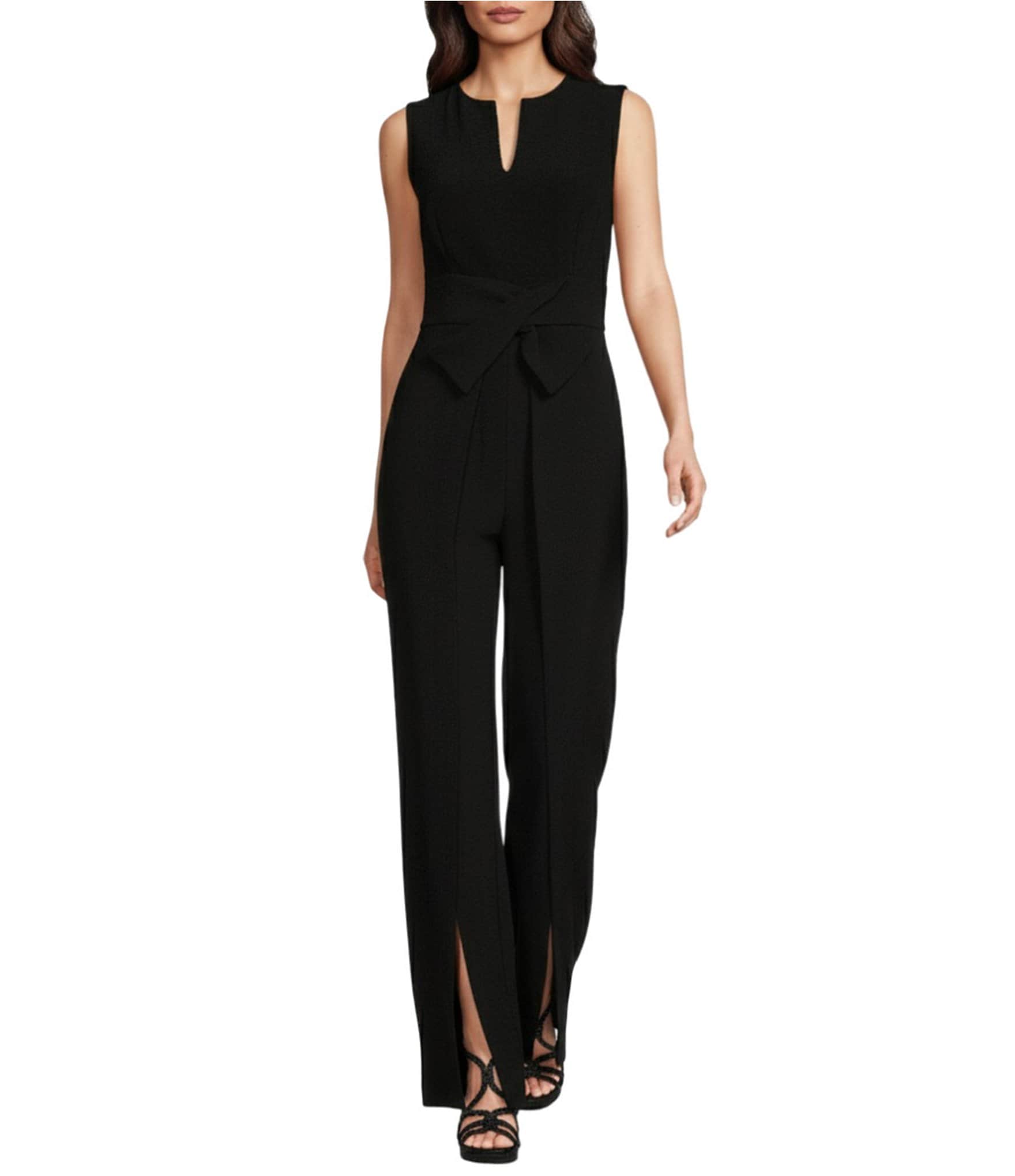 slim fit dress slacks White Wedding Jumpsuit XXXL / White main image 1