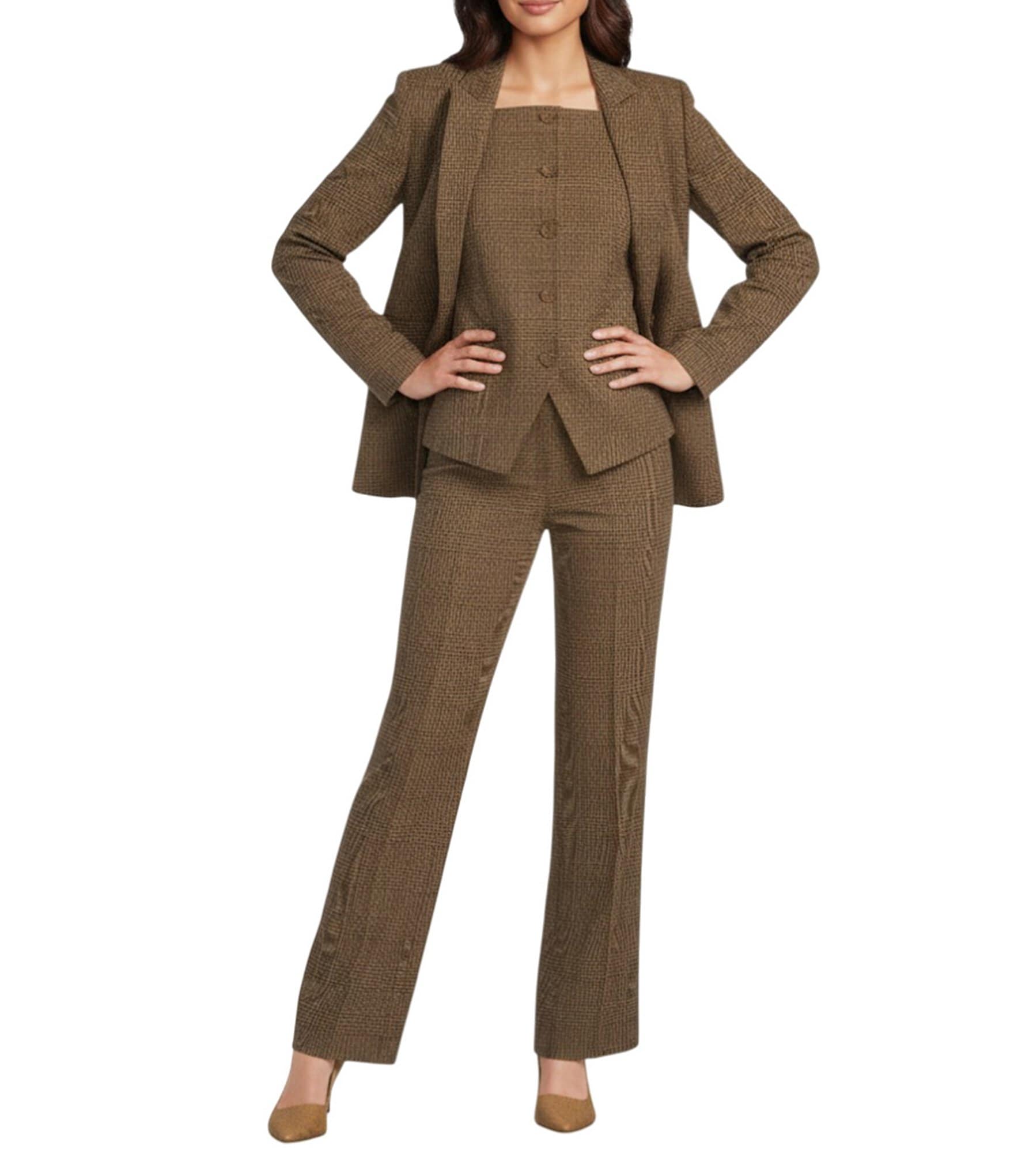 brown dress suit women Women's Brown Suits & Separates