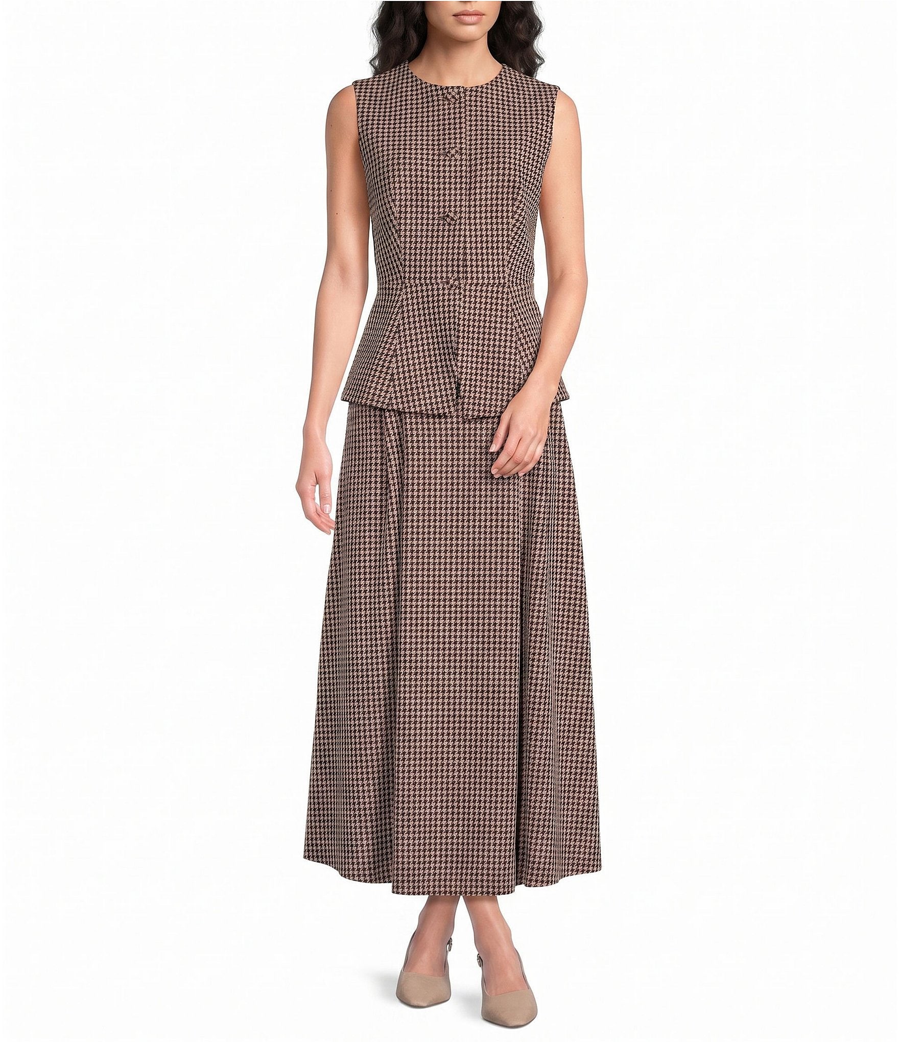 Alex Marie Danielle Novelty Suiting Coordinating Skirt