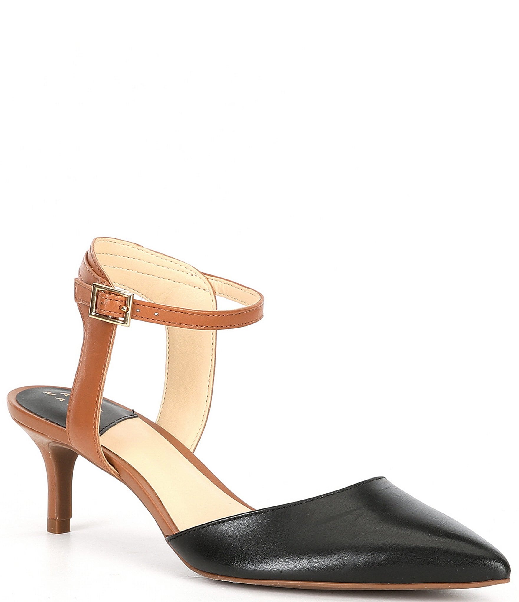 Louise et Cie Leather Strappy Heeled Sandals - Leeba 