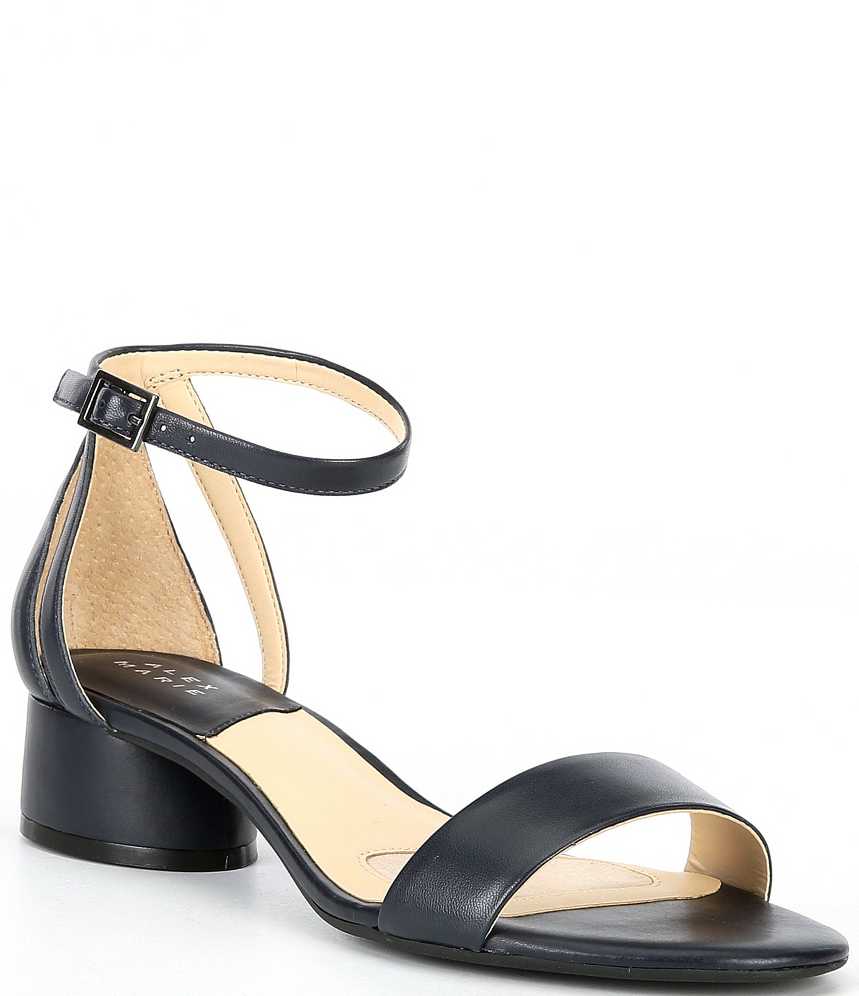 Alex marie mairitwo metallic store leather ankle strap wedge sandals