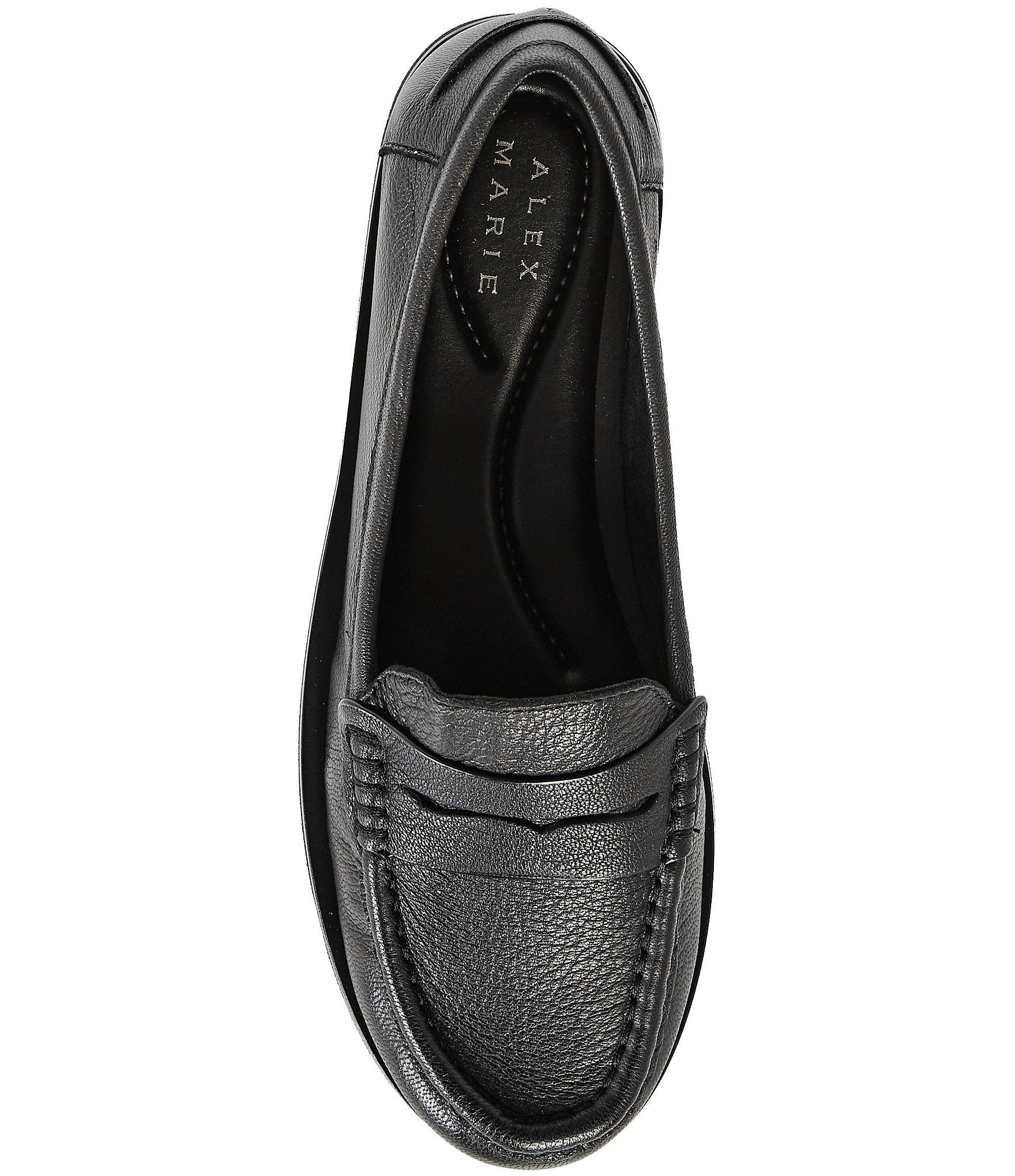 Alex Marie Mila Leather Penny Loafers