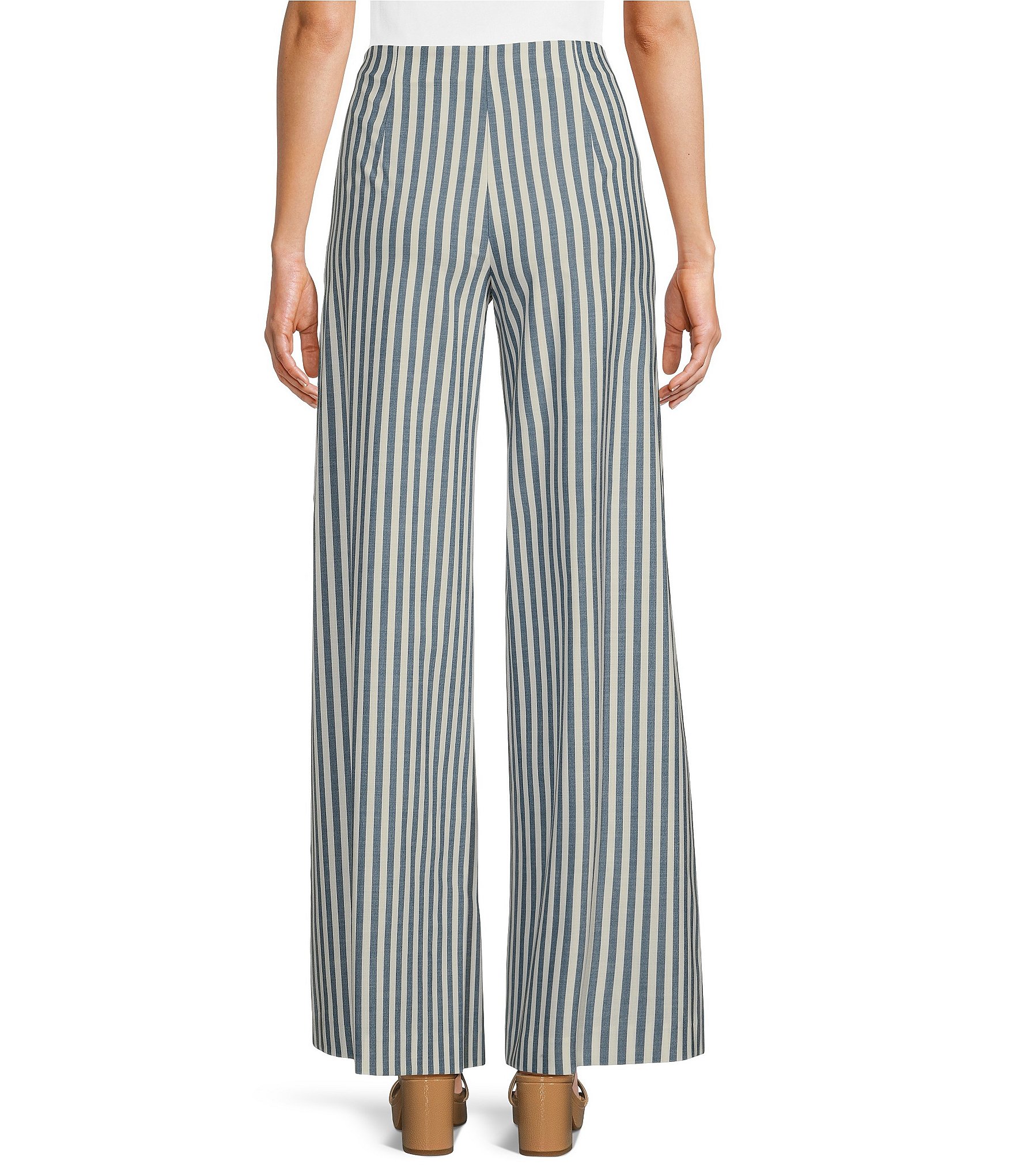 Alex Marie Natalie Wide Leg Linen Blend Coordinating Pants