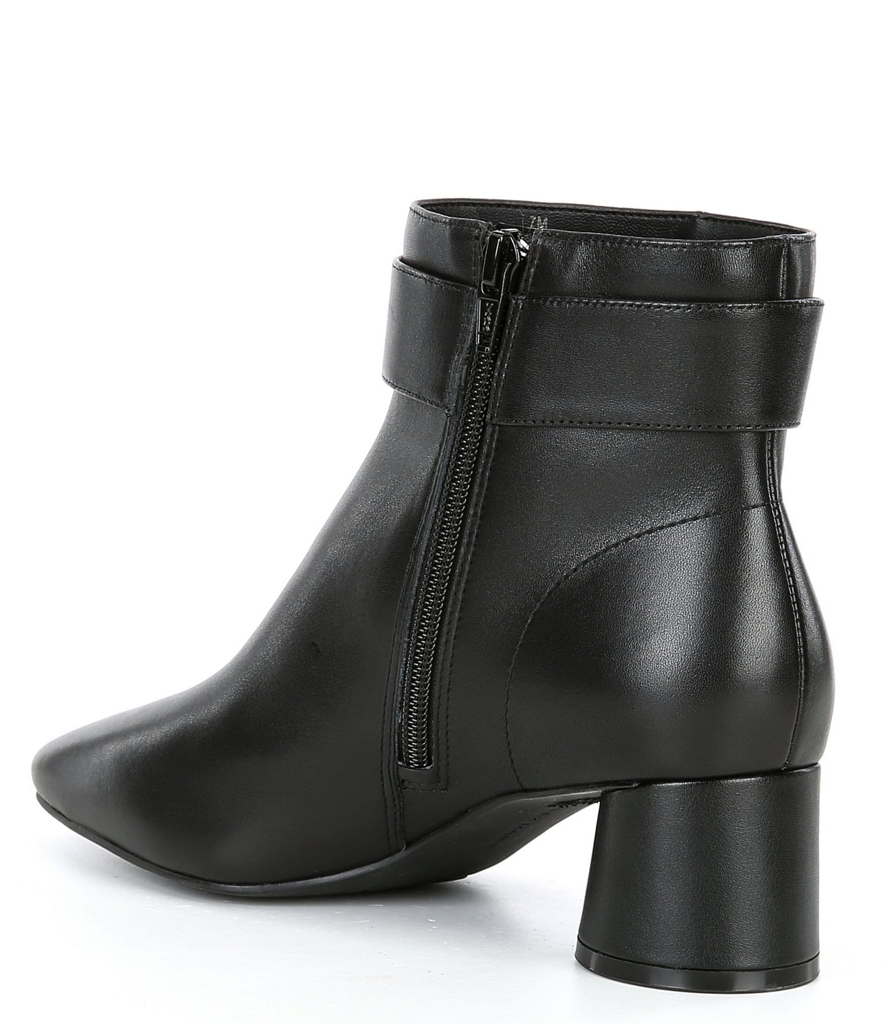 Alex Marie Paxten Leather Buckle Booties