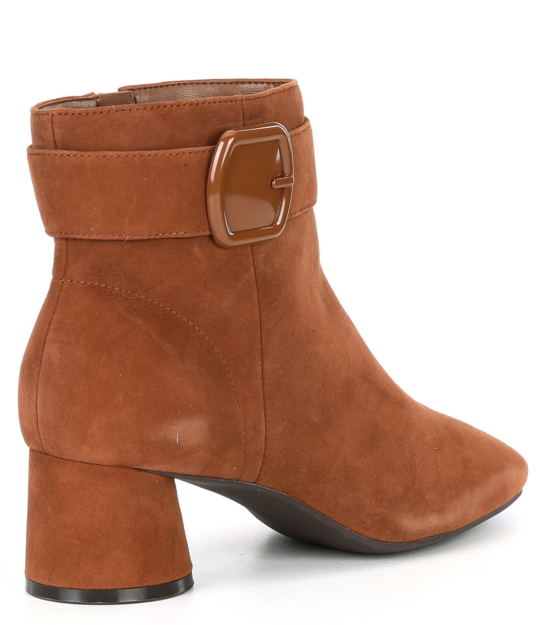 Alex Marie Paxten Suede Buckle Booties