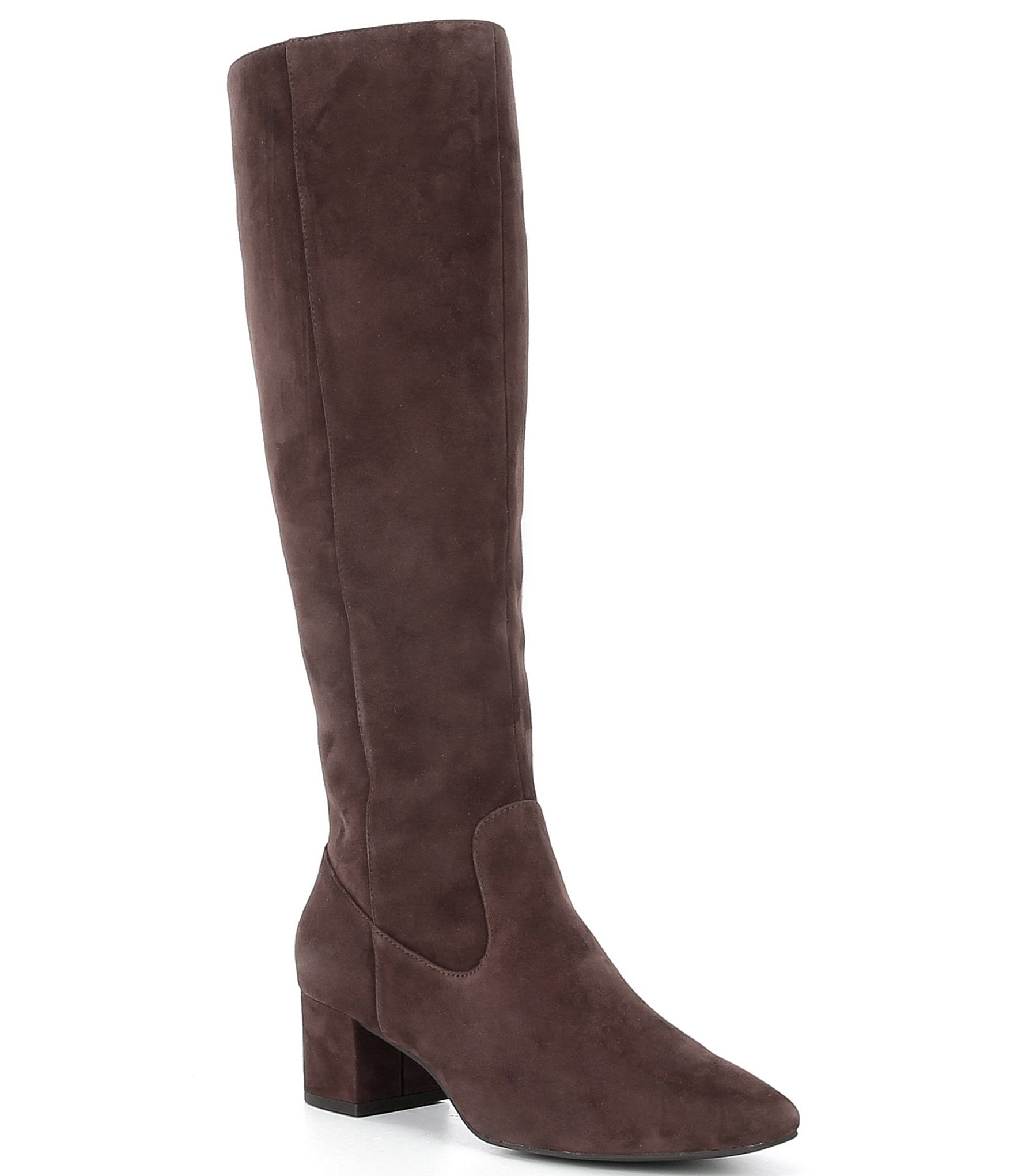 Alex Marie Prizelle Suede Slim Calf Tall Shaft Boots