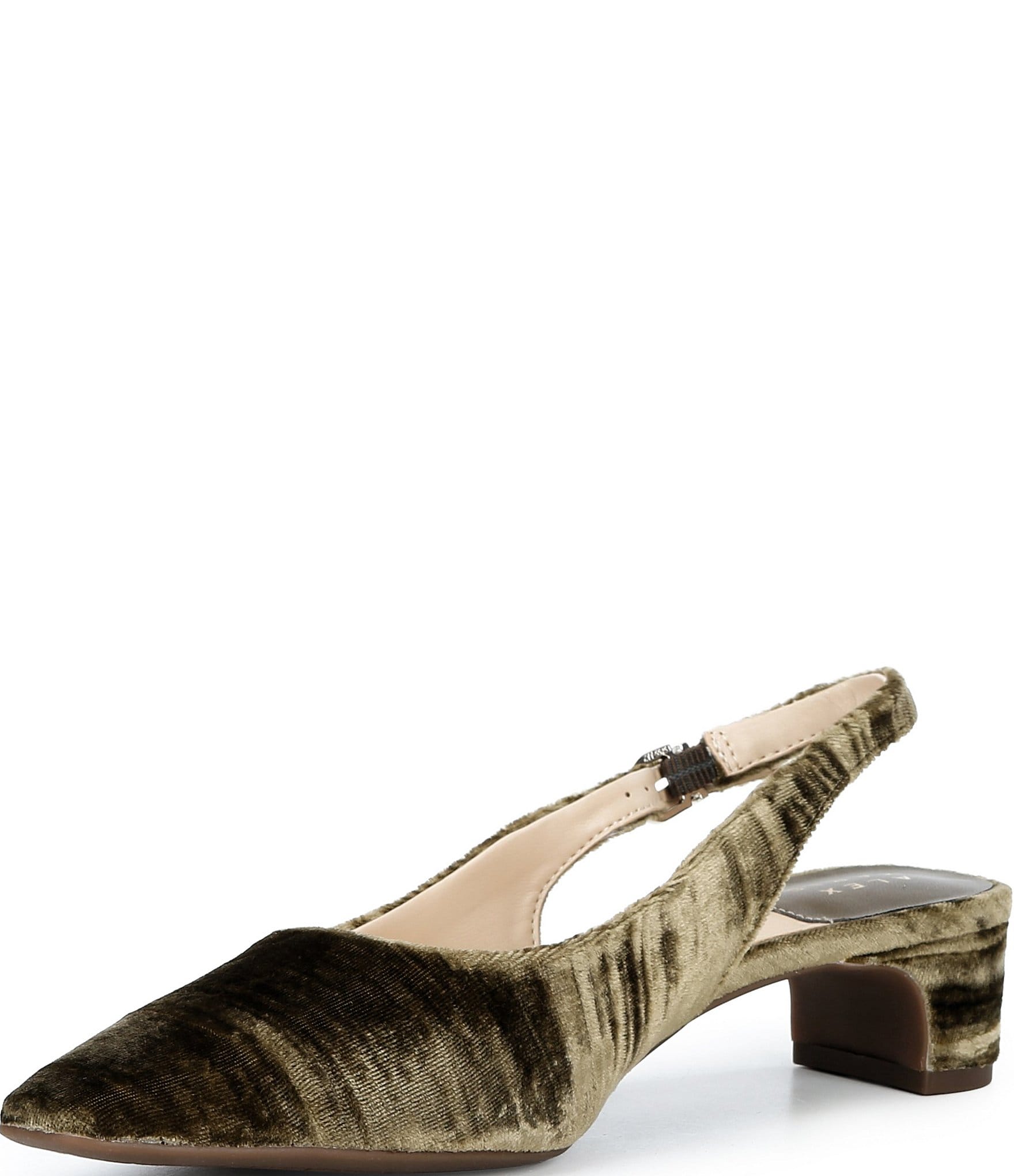 Alex Marie Rumi Velvet Slingback Pumps