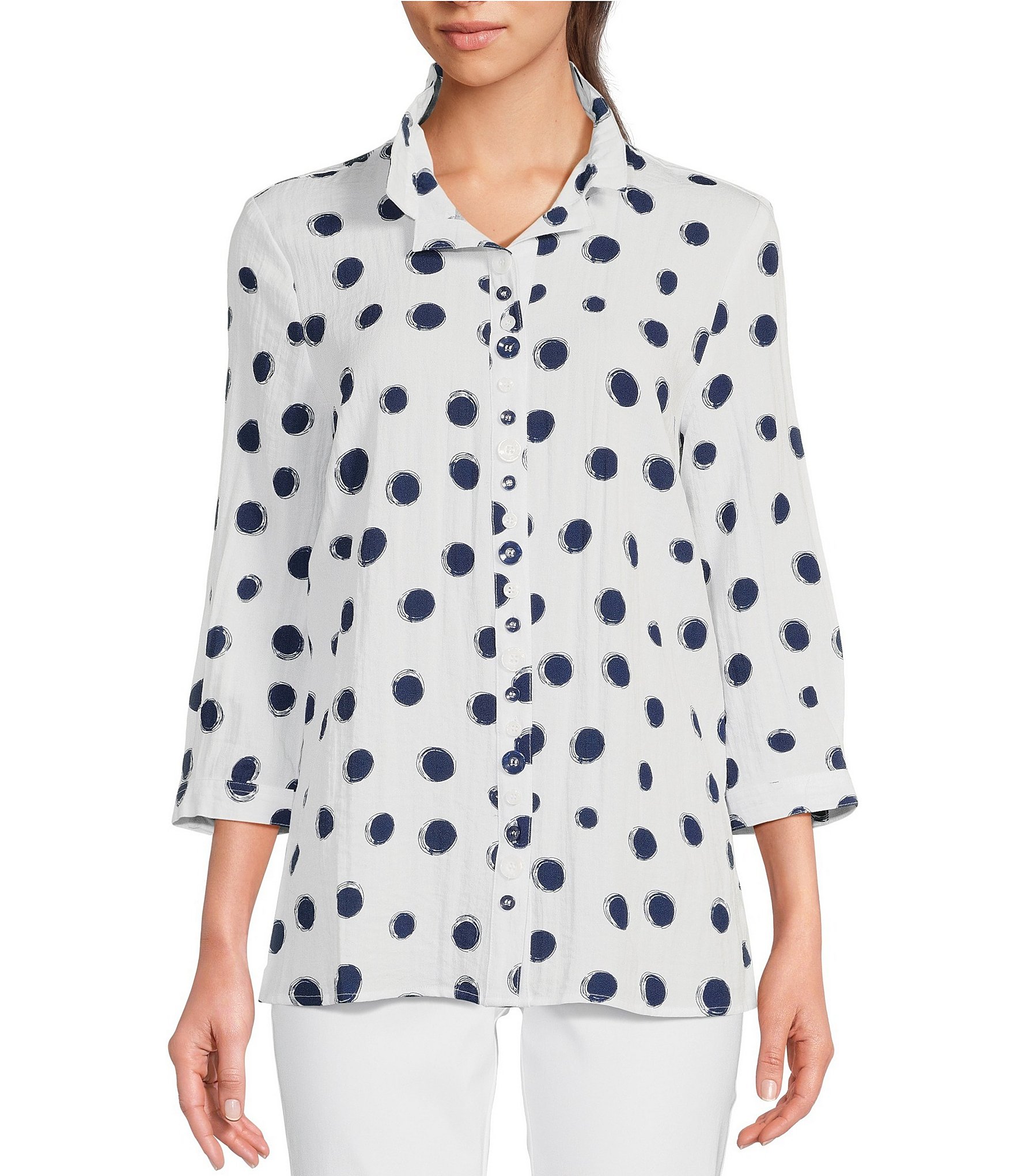 Dillards polka cheap dot blouse