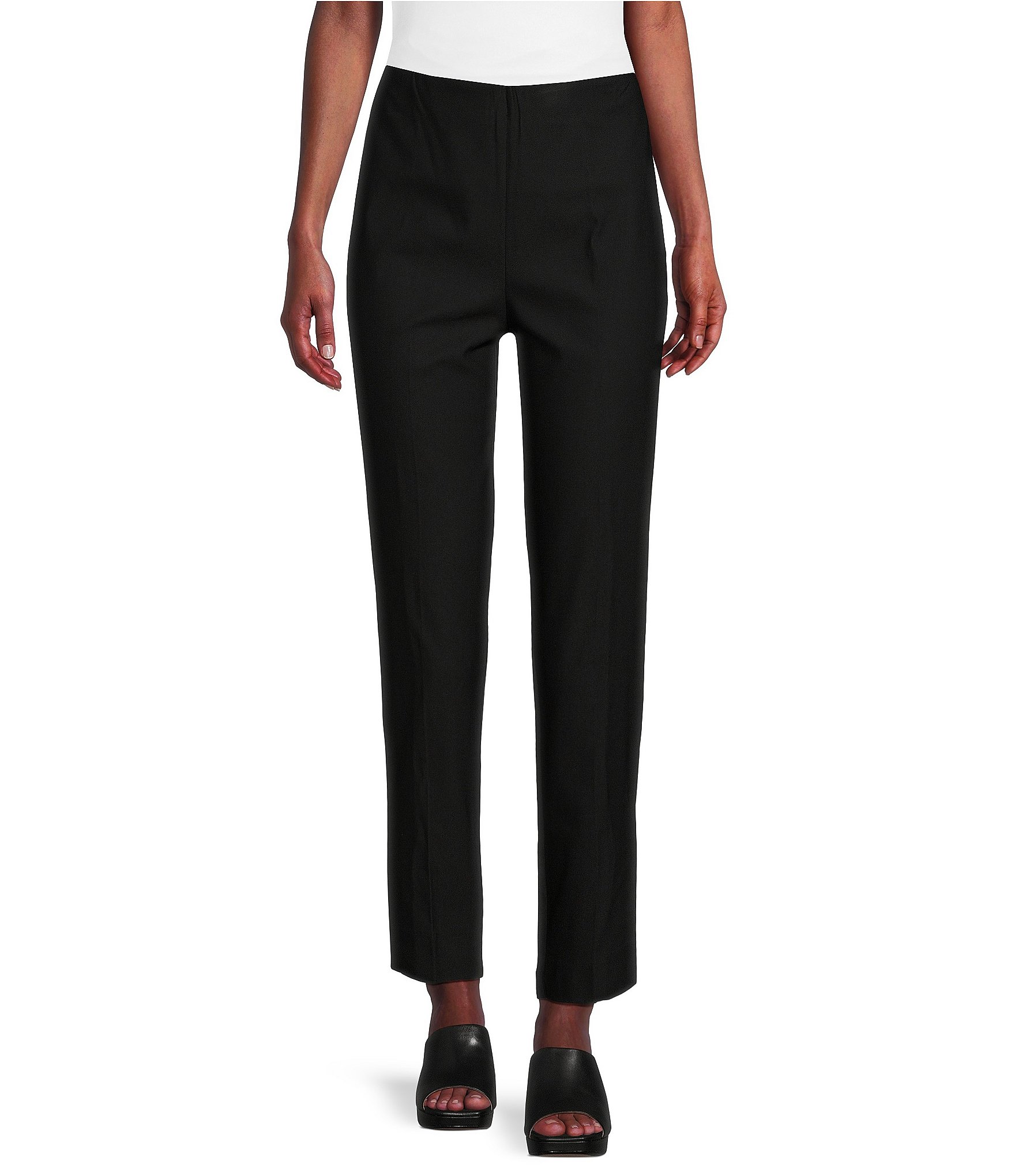 Ali Miles Petite Size Basic Pull On Skinny Ankle Pants | Dillard's