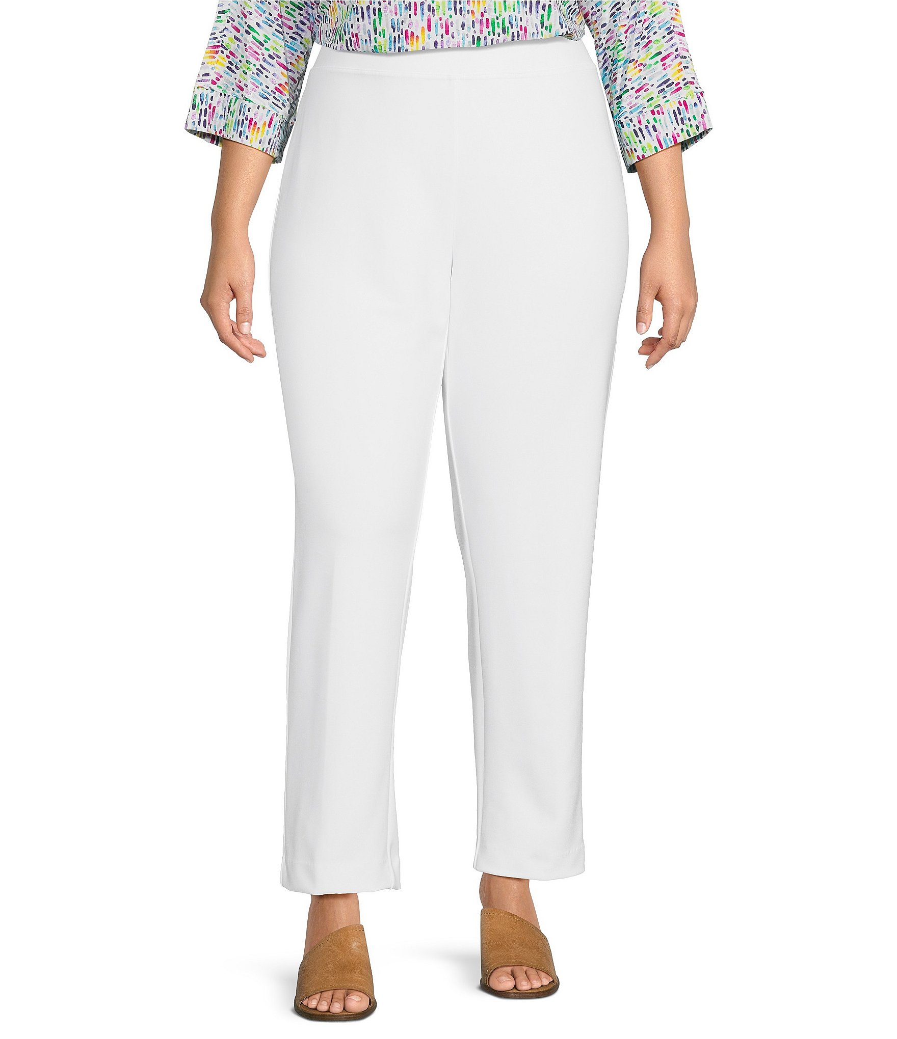 Piper Trouser Pants In Plus Size In Stretch Twill - Aphrodite Pink | NYDJ